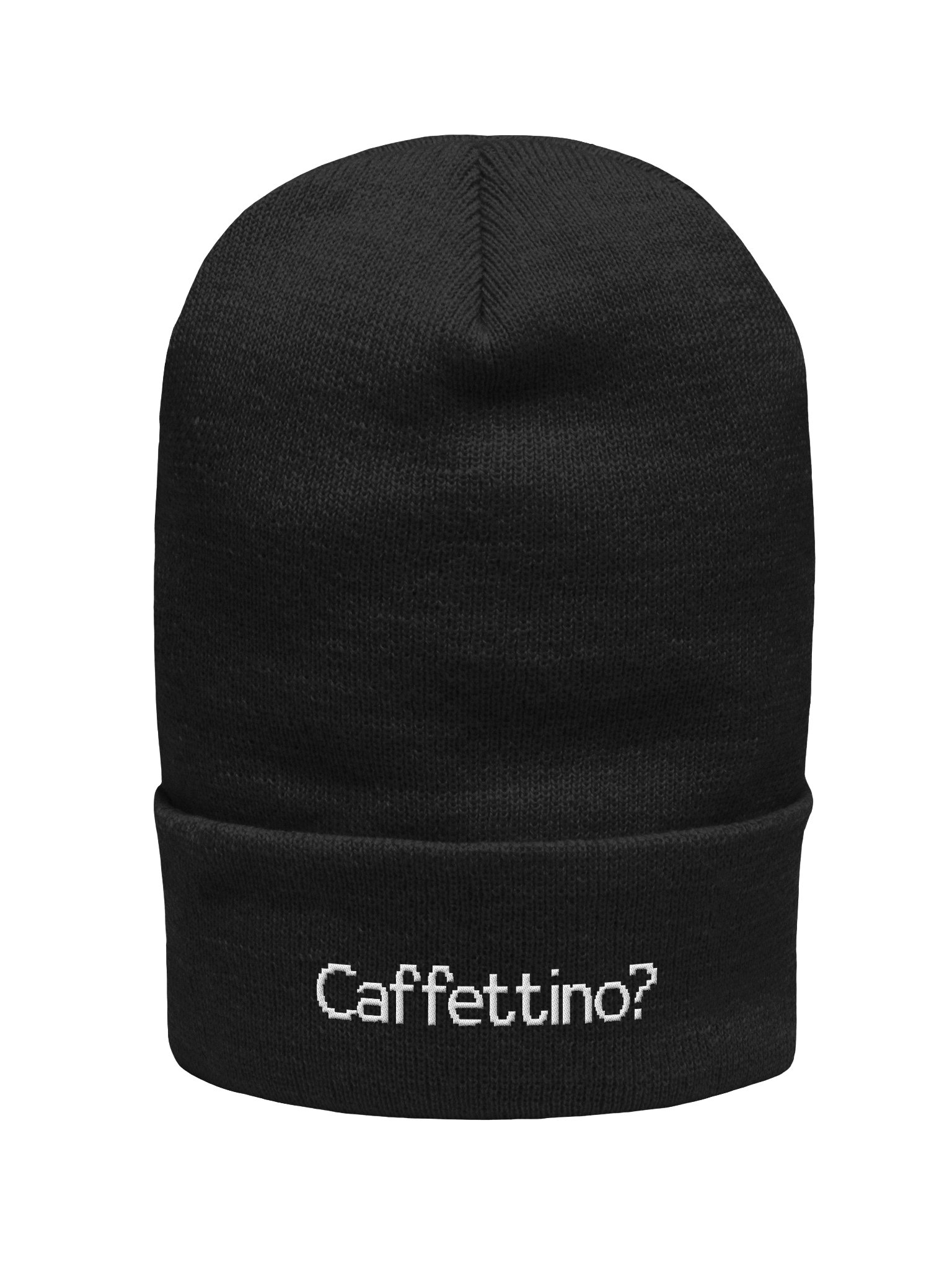 Cappello Beanie Nero “Caffettino?” product image (2)