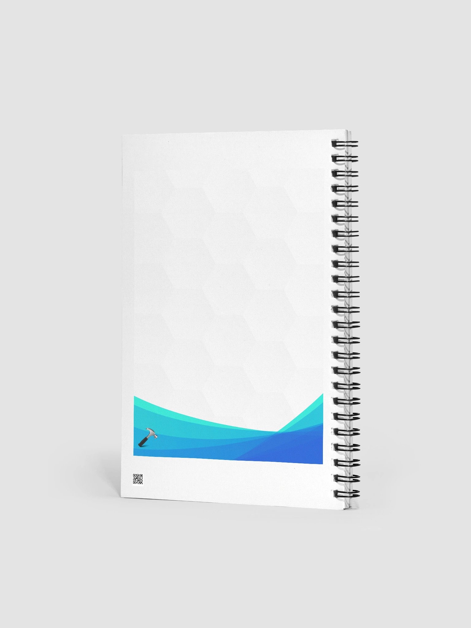 Geometric Wave Spiral Notebook product image (2)