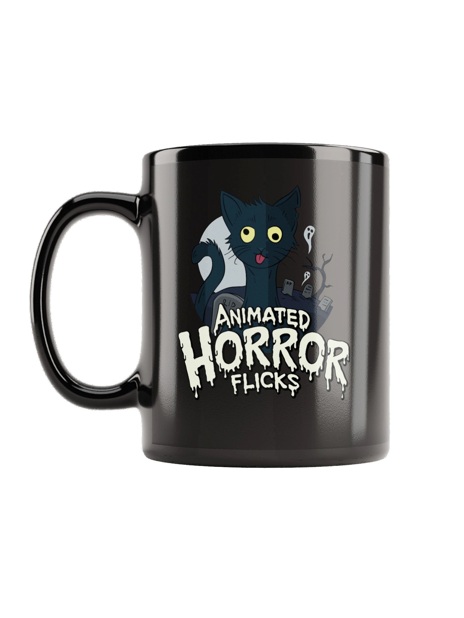 Graveyard Shift Cat Mug product image (1)