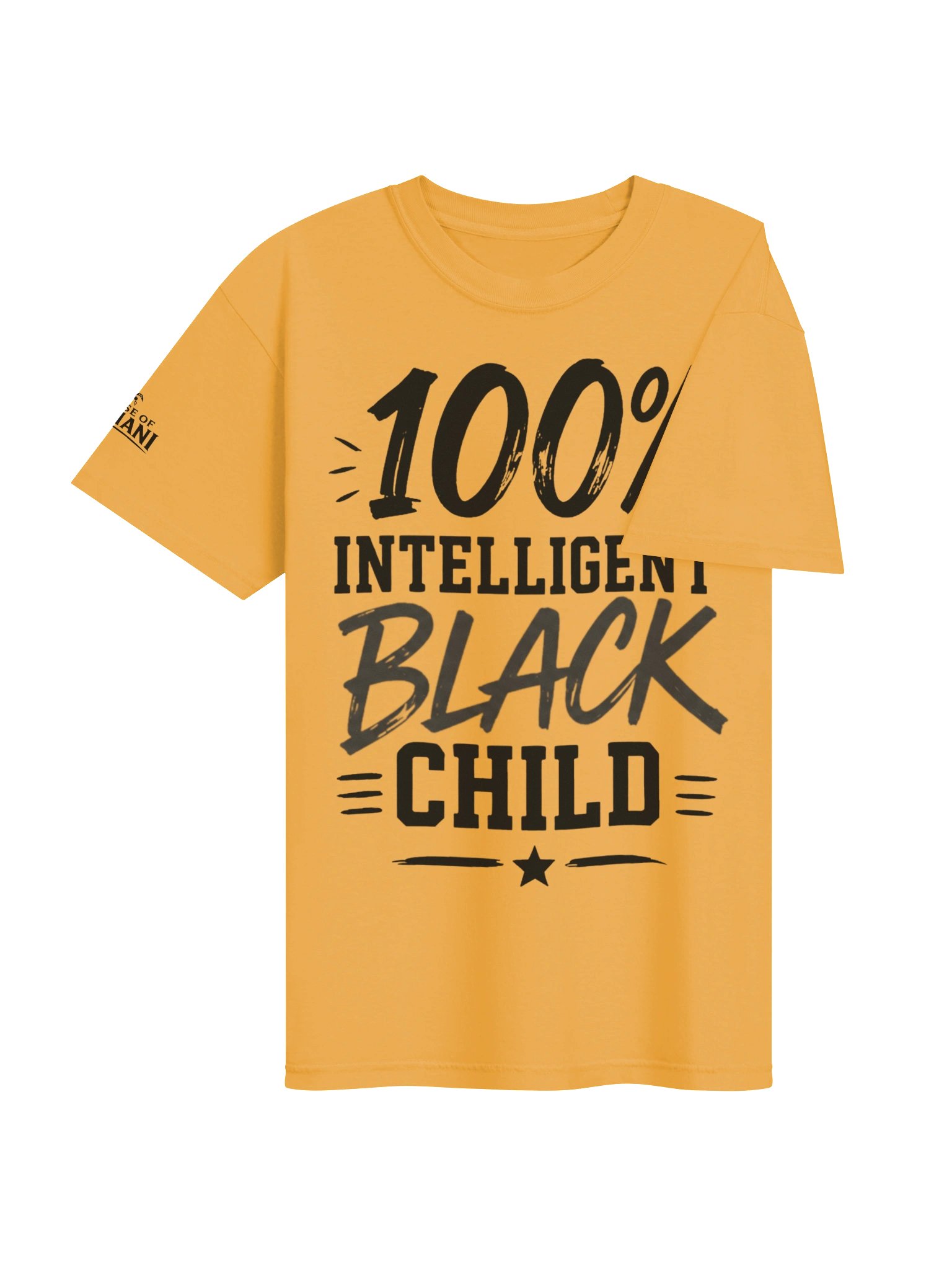 100% Intelligent Black Child Tee product image (44)