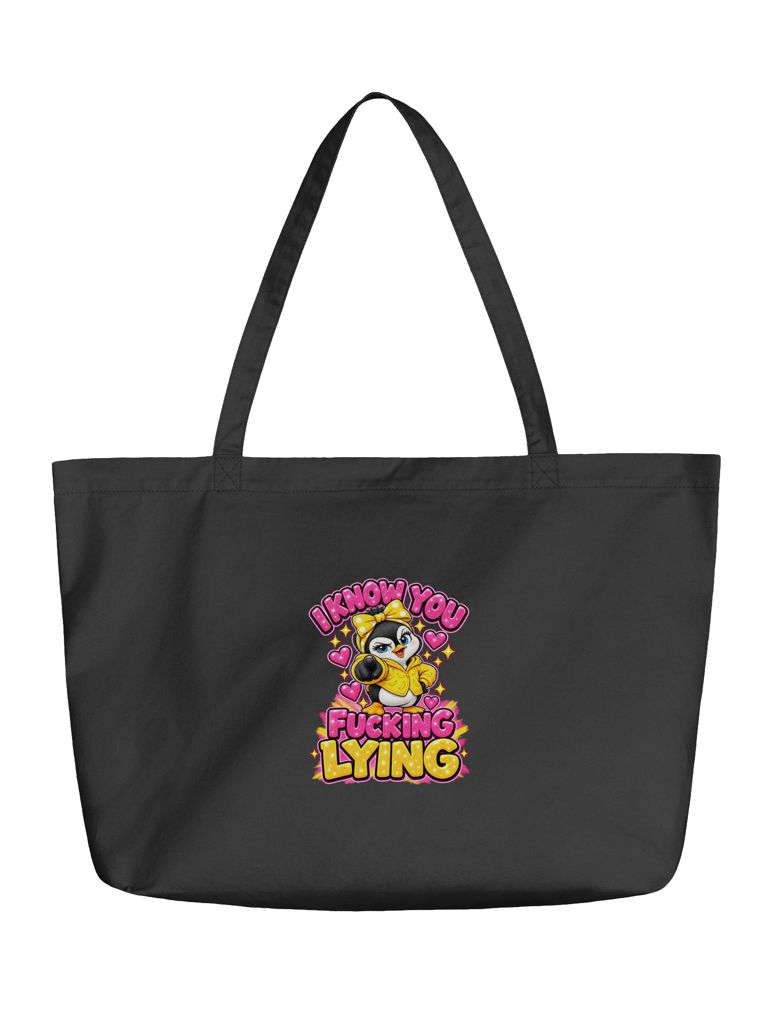 I Know You Fucking Lying Lulu Organic Cotton Tote product image (1)