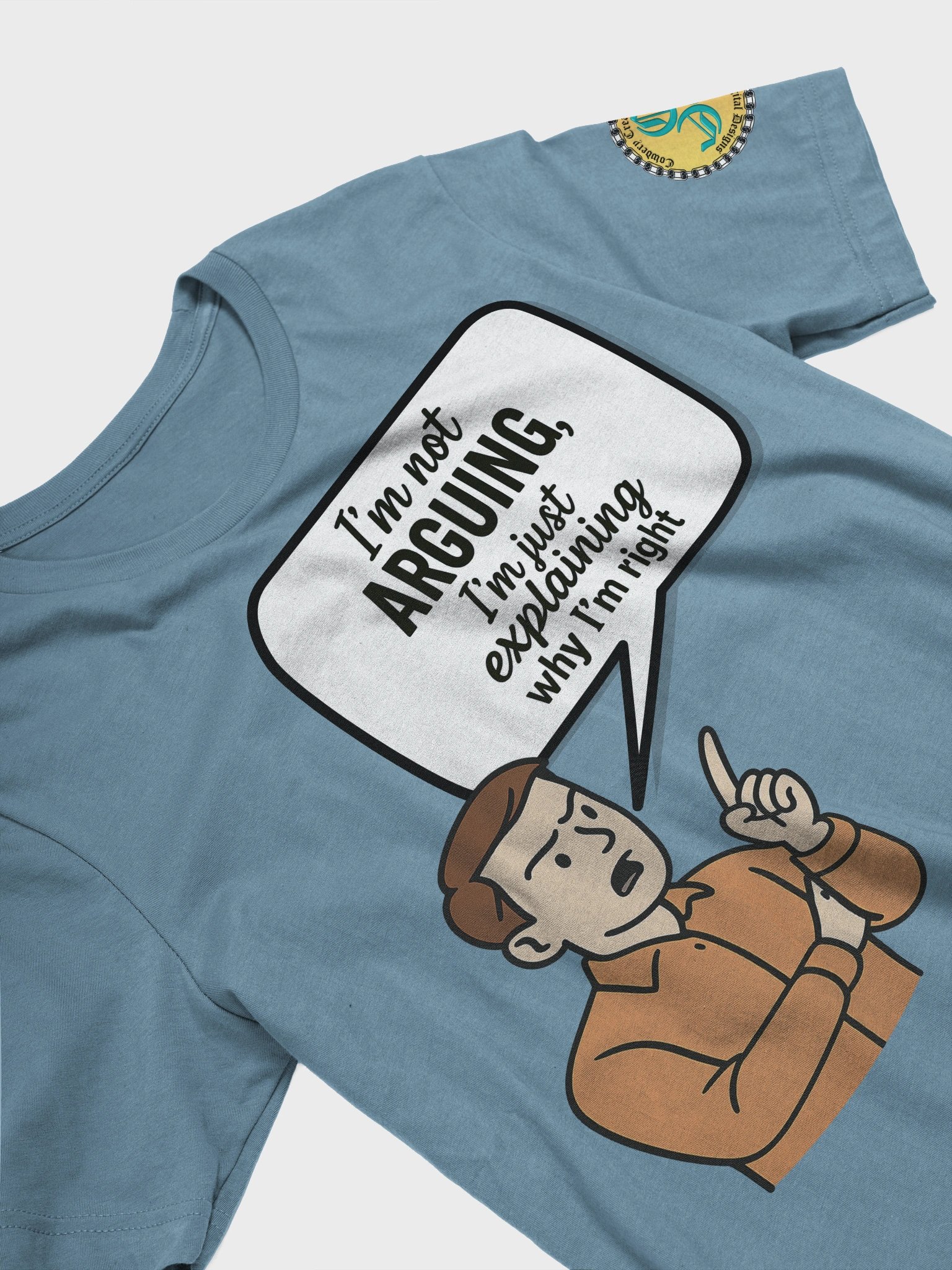 I'm not Arguing (Male) Bella+Canvas Supersoft T-Shirt Colors (3) product image (3)