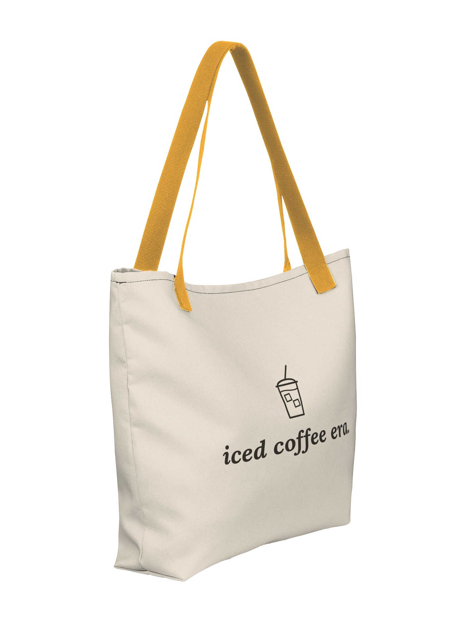 Iced Coffee Era Tote Bag - Coffee Lover Gift | Large Tote with Pocket product image (13)