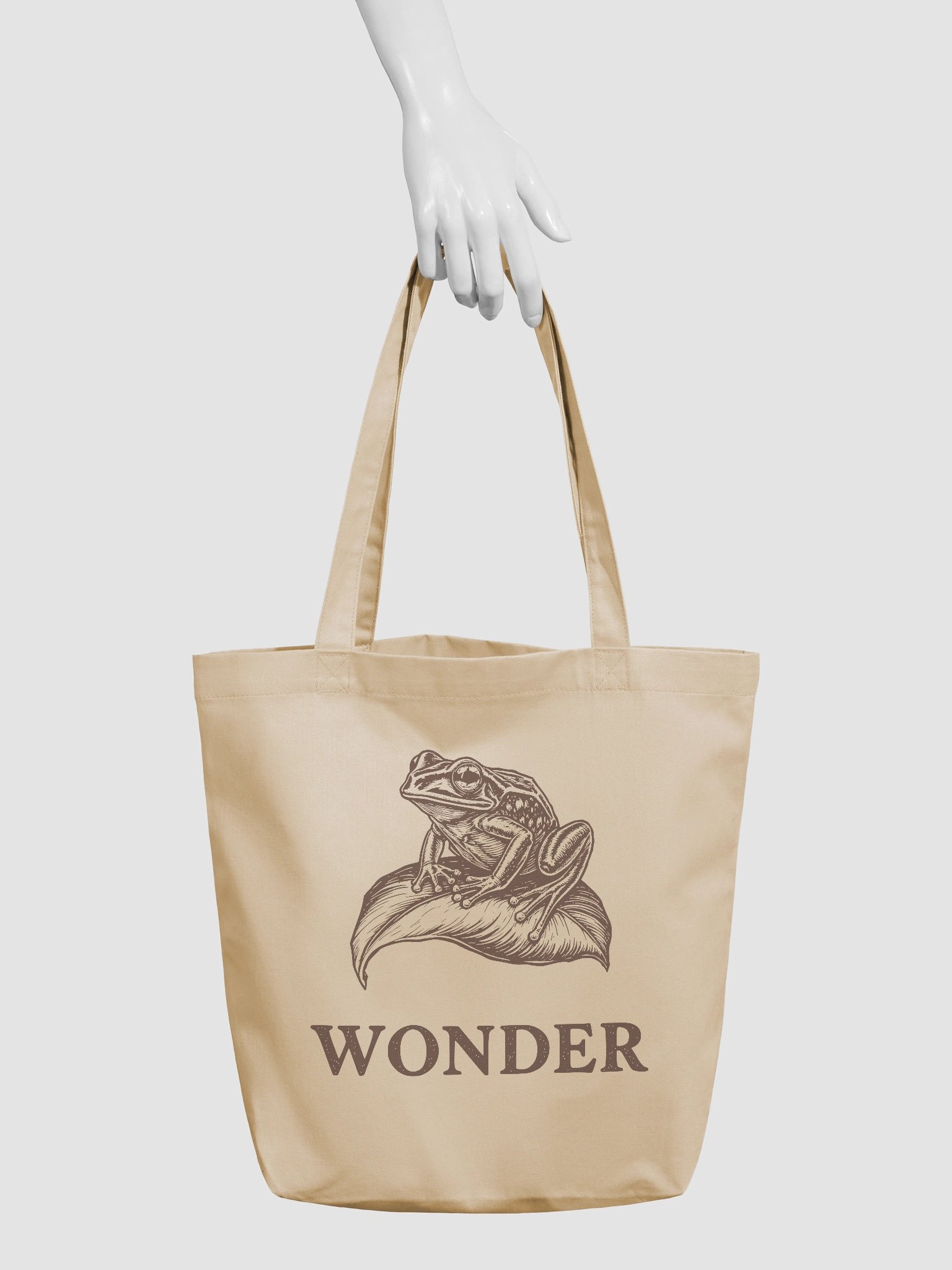 Wonder Frog Organic Cotton Tote Bag product image (3)