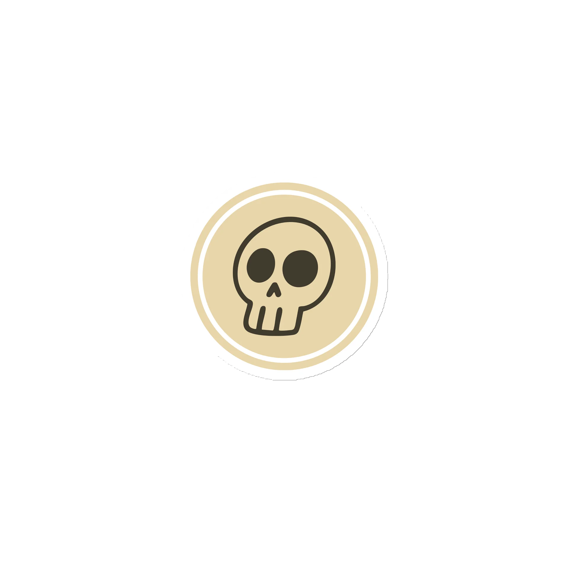 Skull Logo - Magnet product image (1)