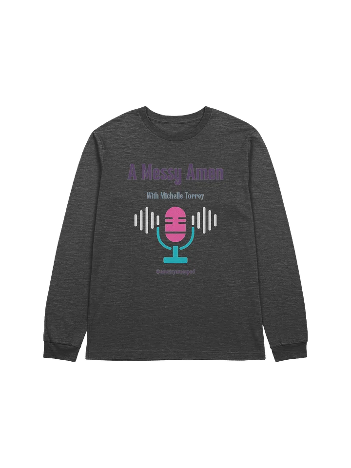 A Messy Amen Long Sleeve Tee Bella + Canvas product image (1)