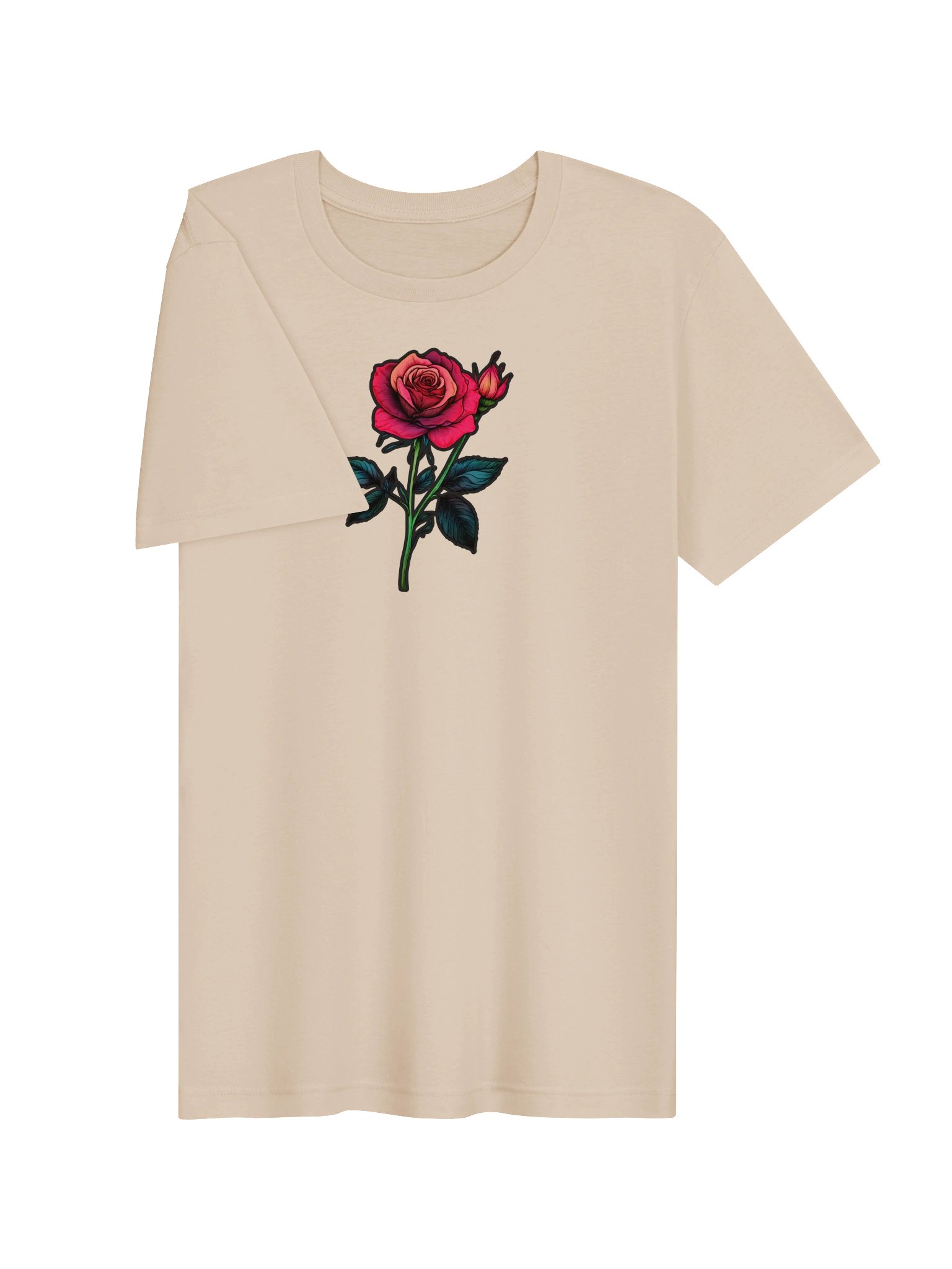 Slow Bloom — Rose Art Tee product image (129)