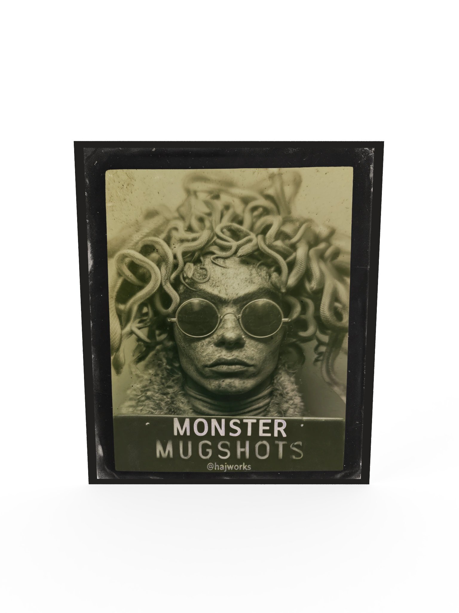 Monster Mugshots No. 009 — Matte Art Print product image (5)