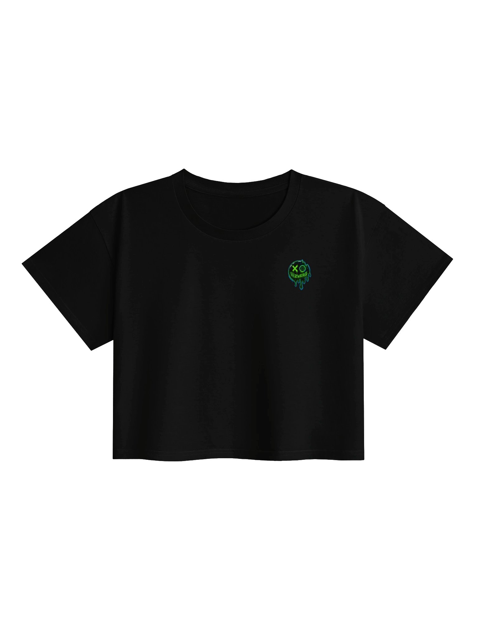Melted Chaos Crop Top GREEN product image (2)