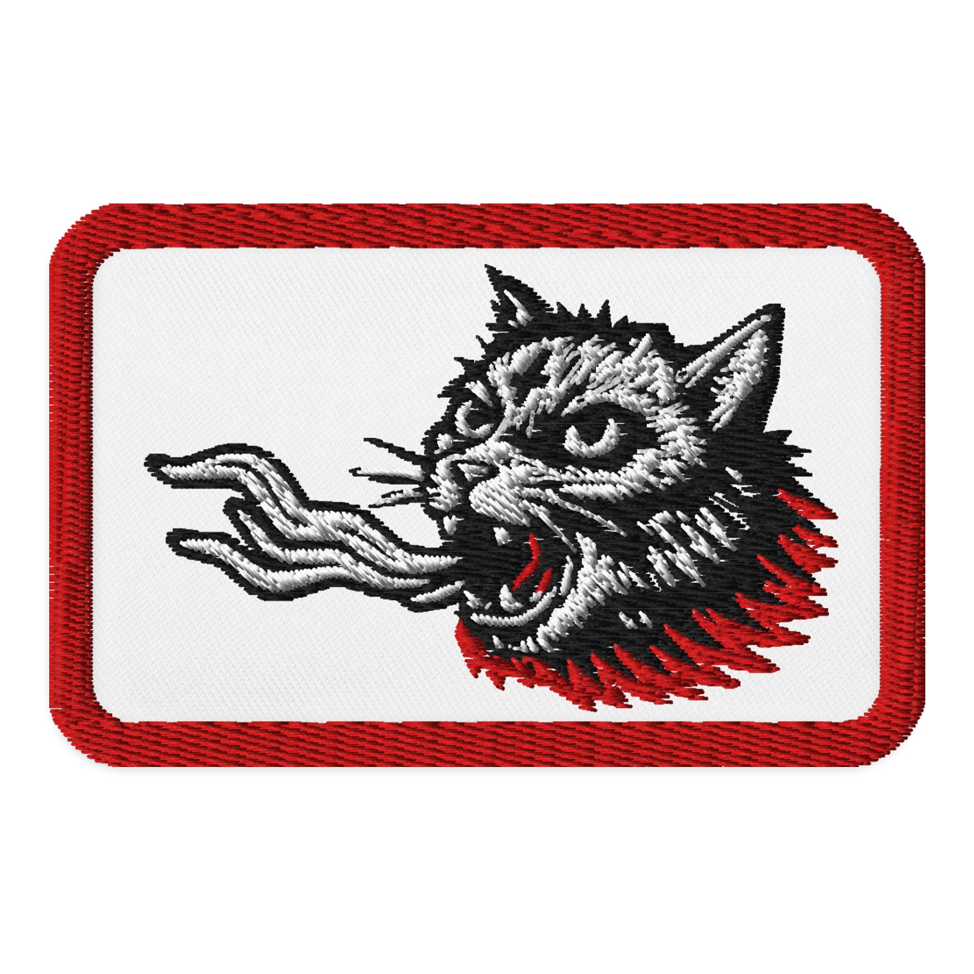 CATS AND METAL FLAME CAT LOGO PATCH product image (2)