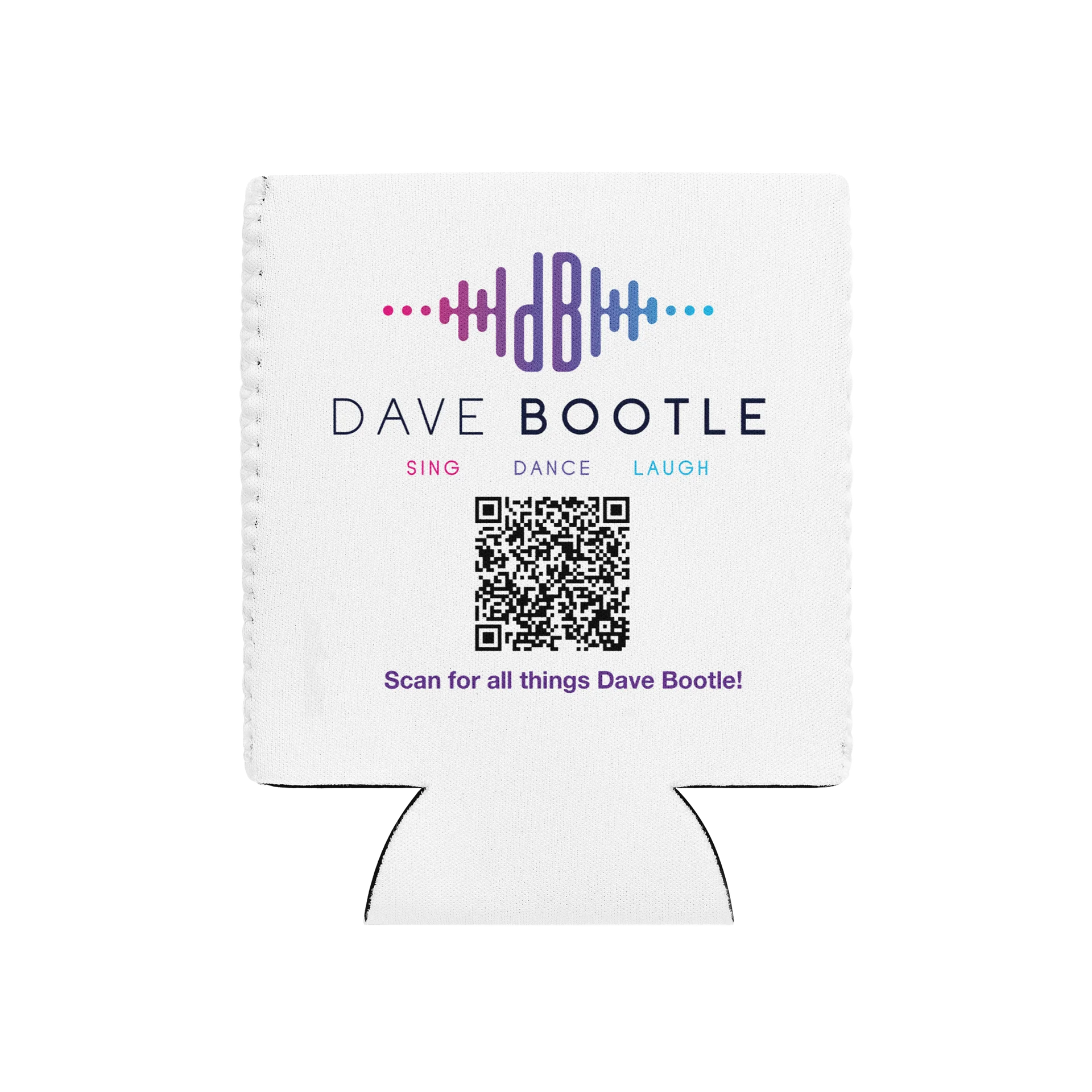 Dave Bootle coozie with QR code product image (1)