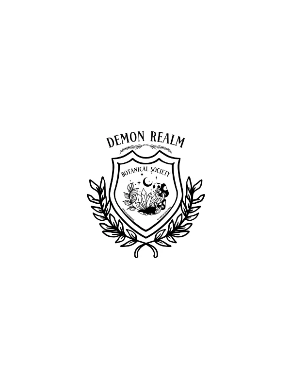"Demon Realm Botanical Society" Die-Cut Sticker product image (1)