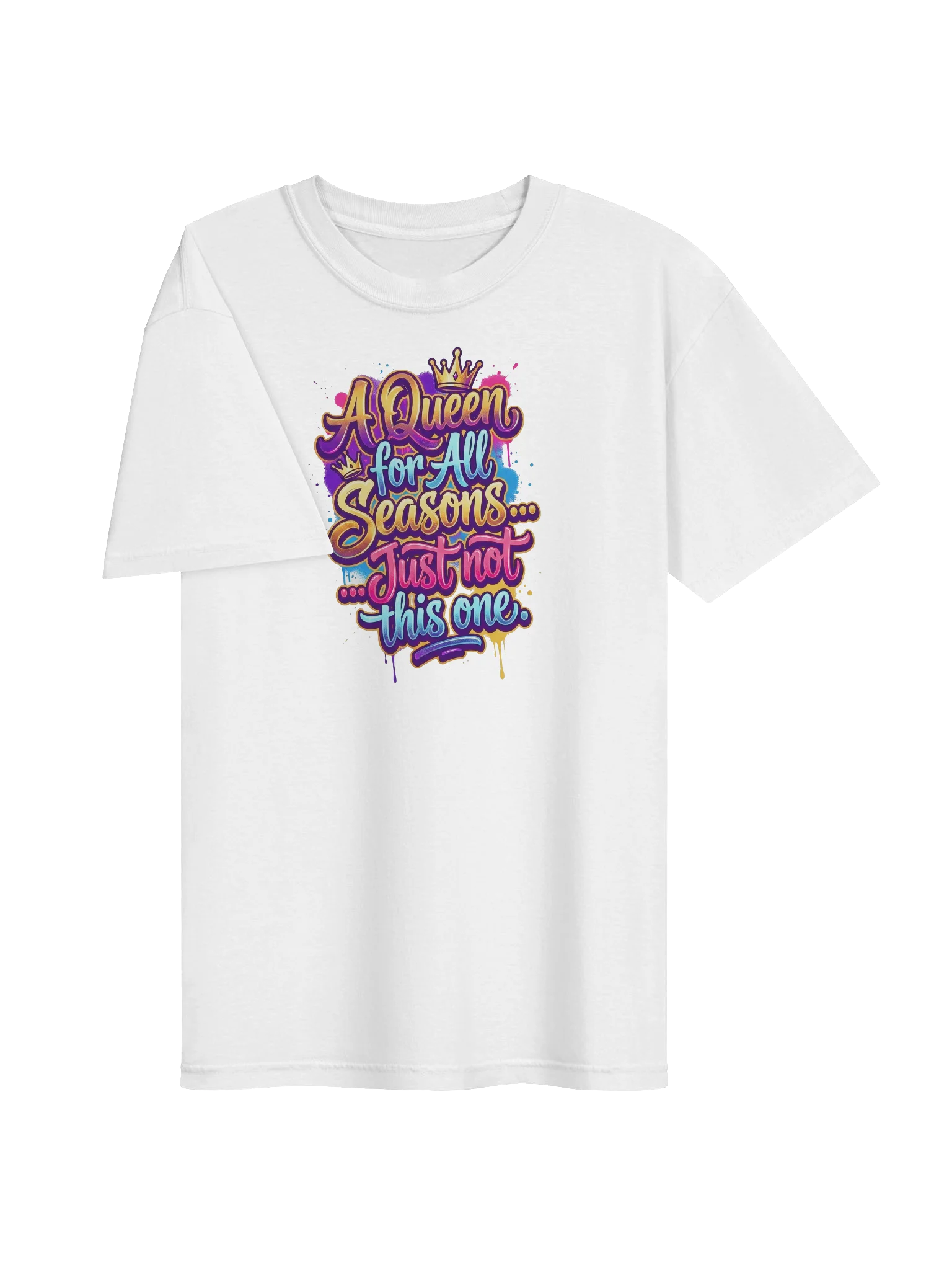 "Queen for All Seasons" Double-Sided Graffiti Heavyweight Tee product image (3)