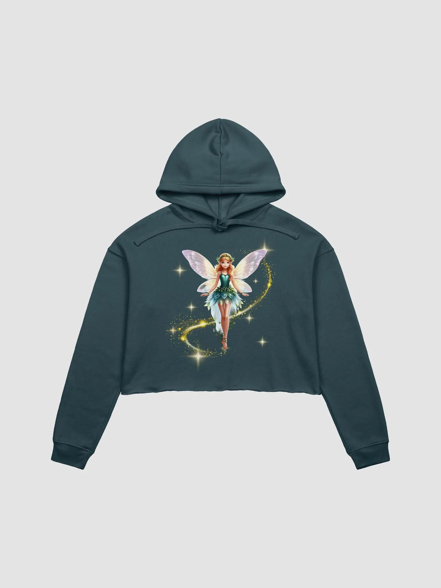 Enchanted Fairy Crop Hoodie Bella+Canvas (Women's) product image (1)