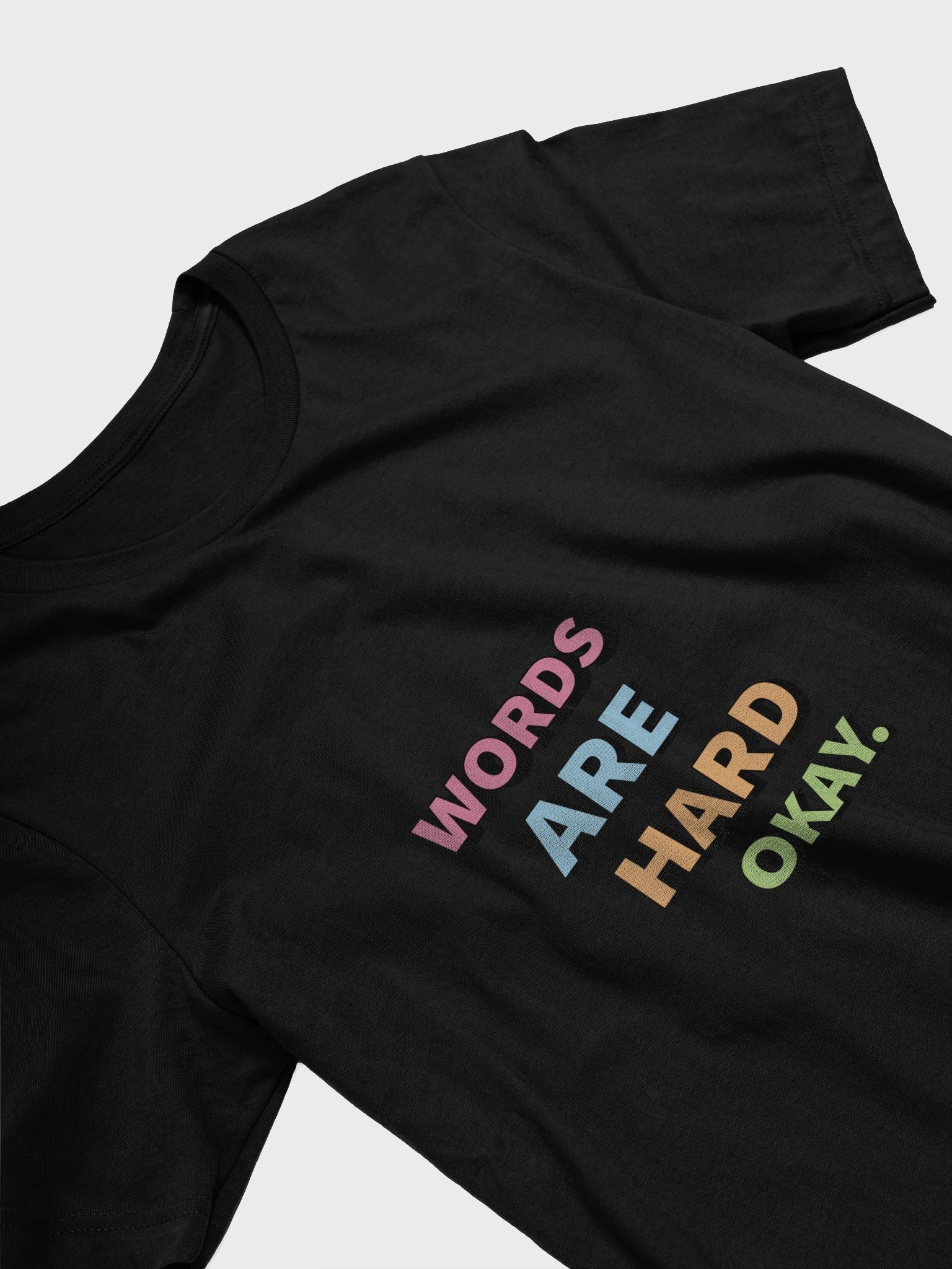 Words are hard tee (no background) product image (22)