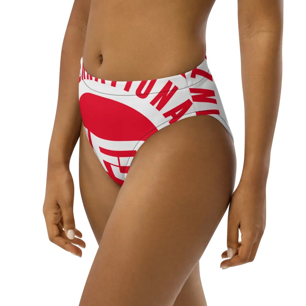 IFBNewsfeed.Org's All-Over Print Recycled High Waisted Bikini Bottom product image (7)