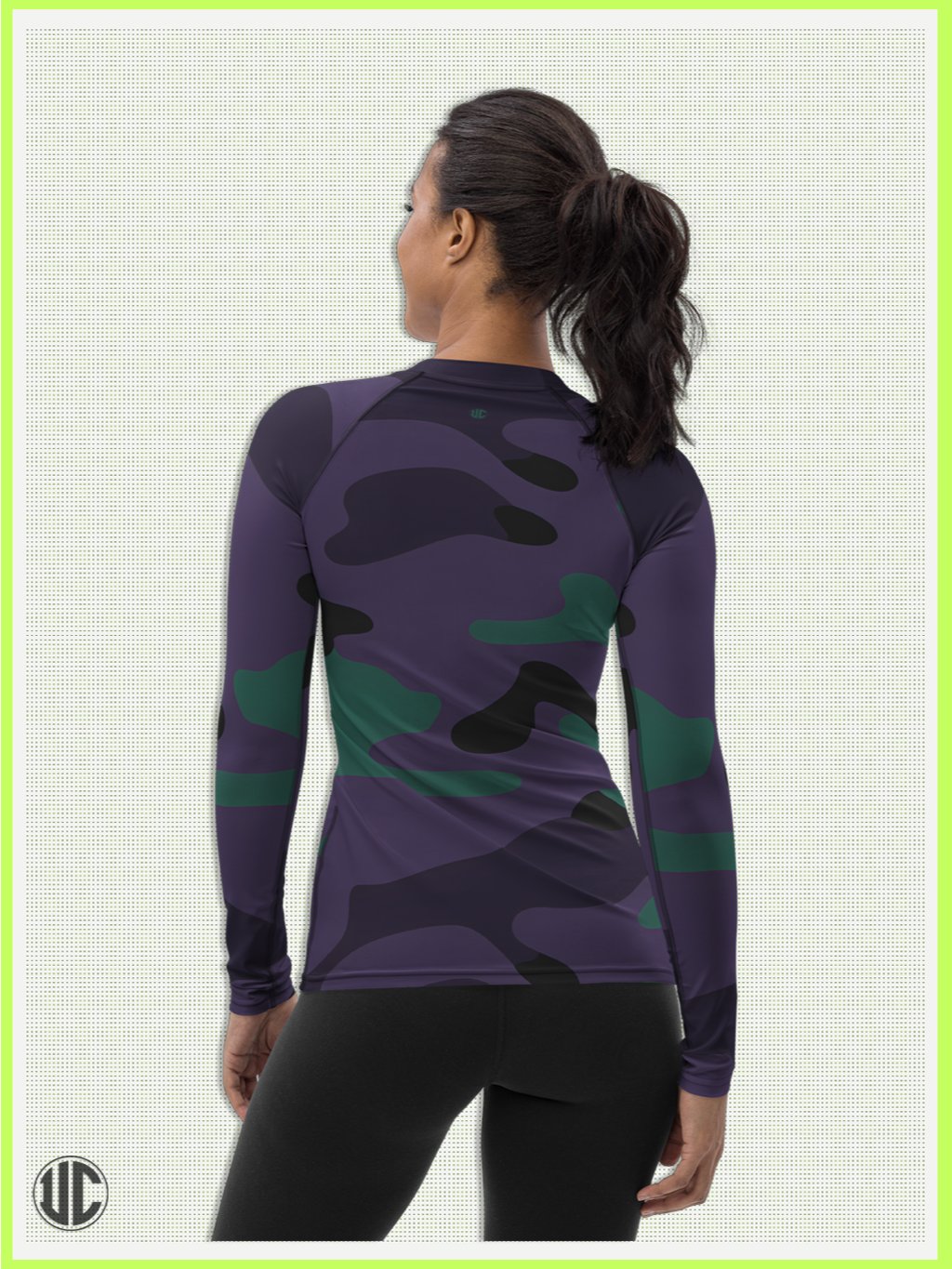 Midnight Purple Camo - Women’s Rash Guard product image (2)