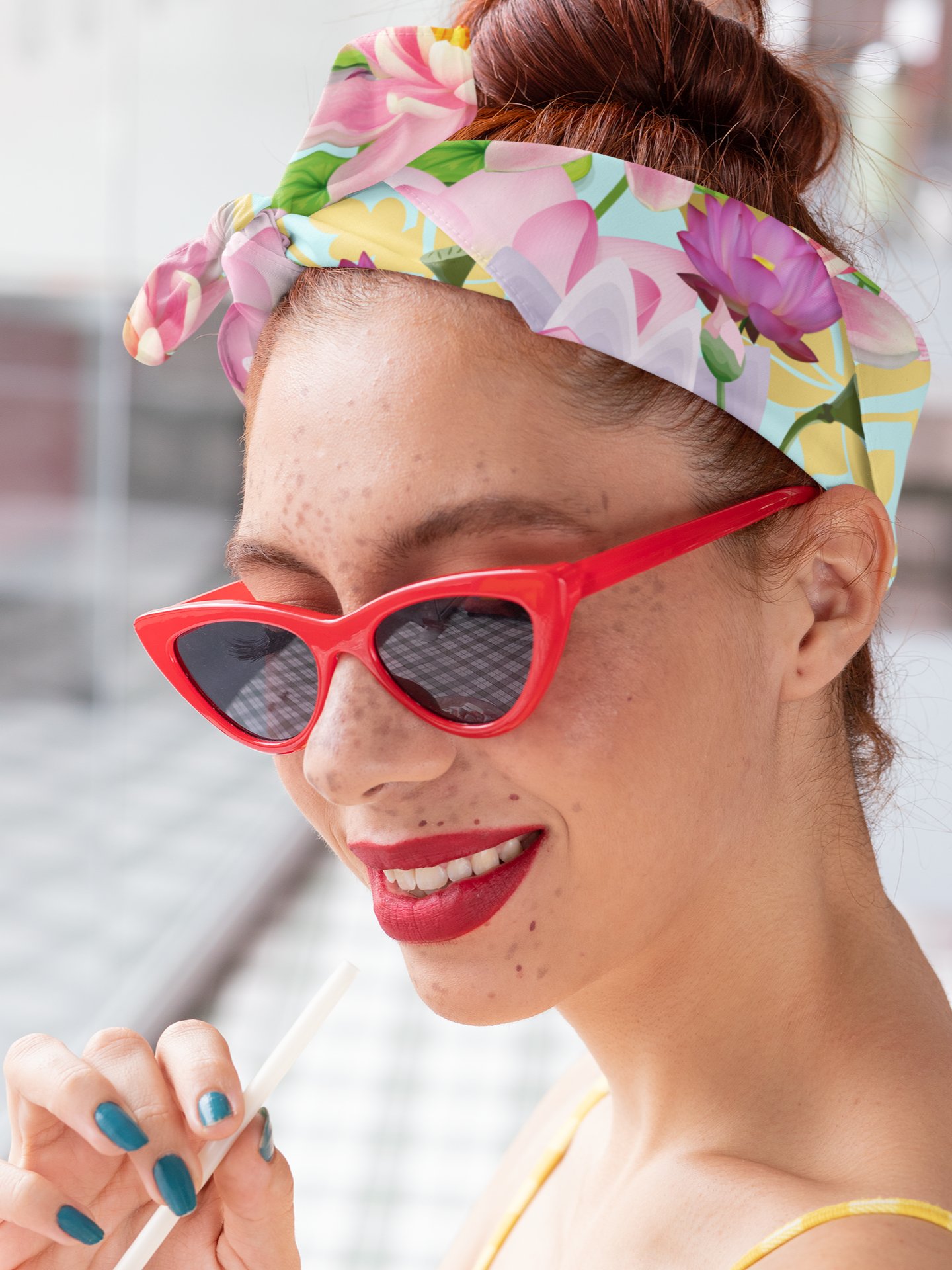 Lotus Pond Bandana product image (1)