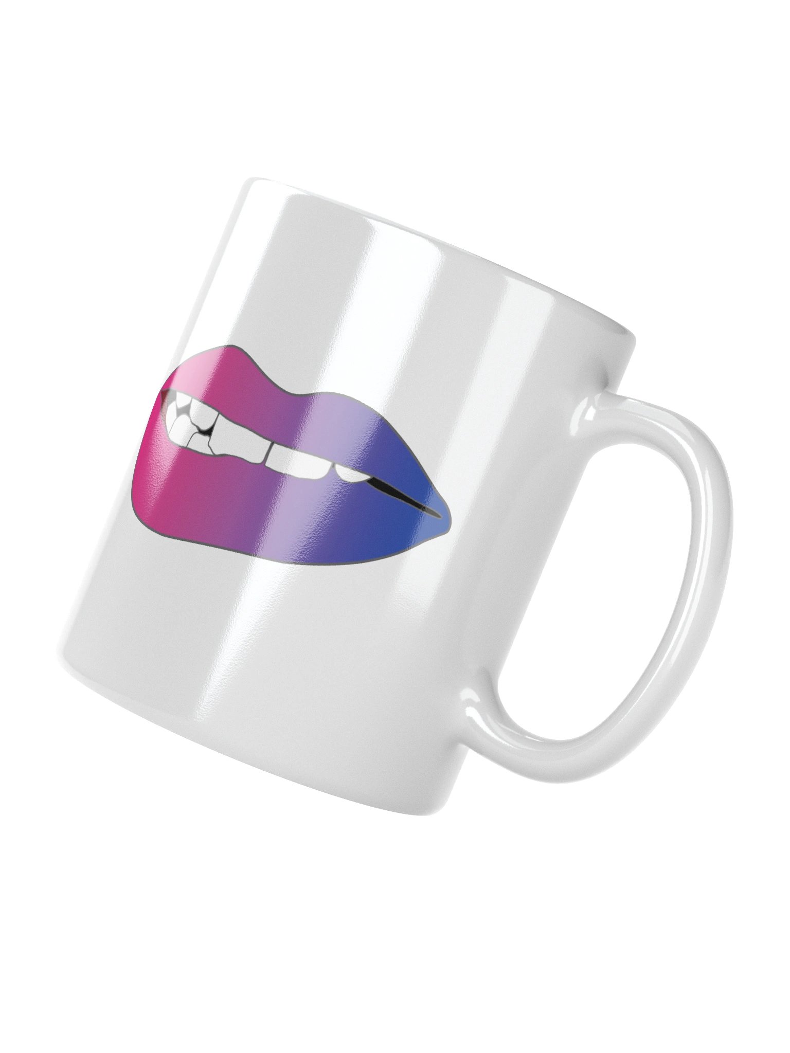 Bisexual Pride Gradient Biting Lips Mug product image (2)