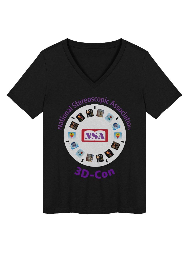 3D-Con NSA VM Reel Women's Relaxed V-Neck T-Shirt product image (5)