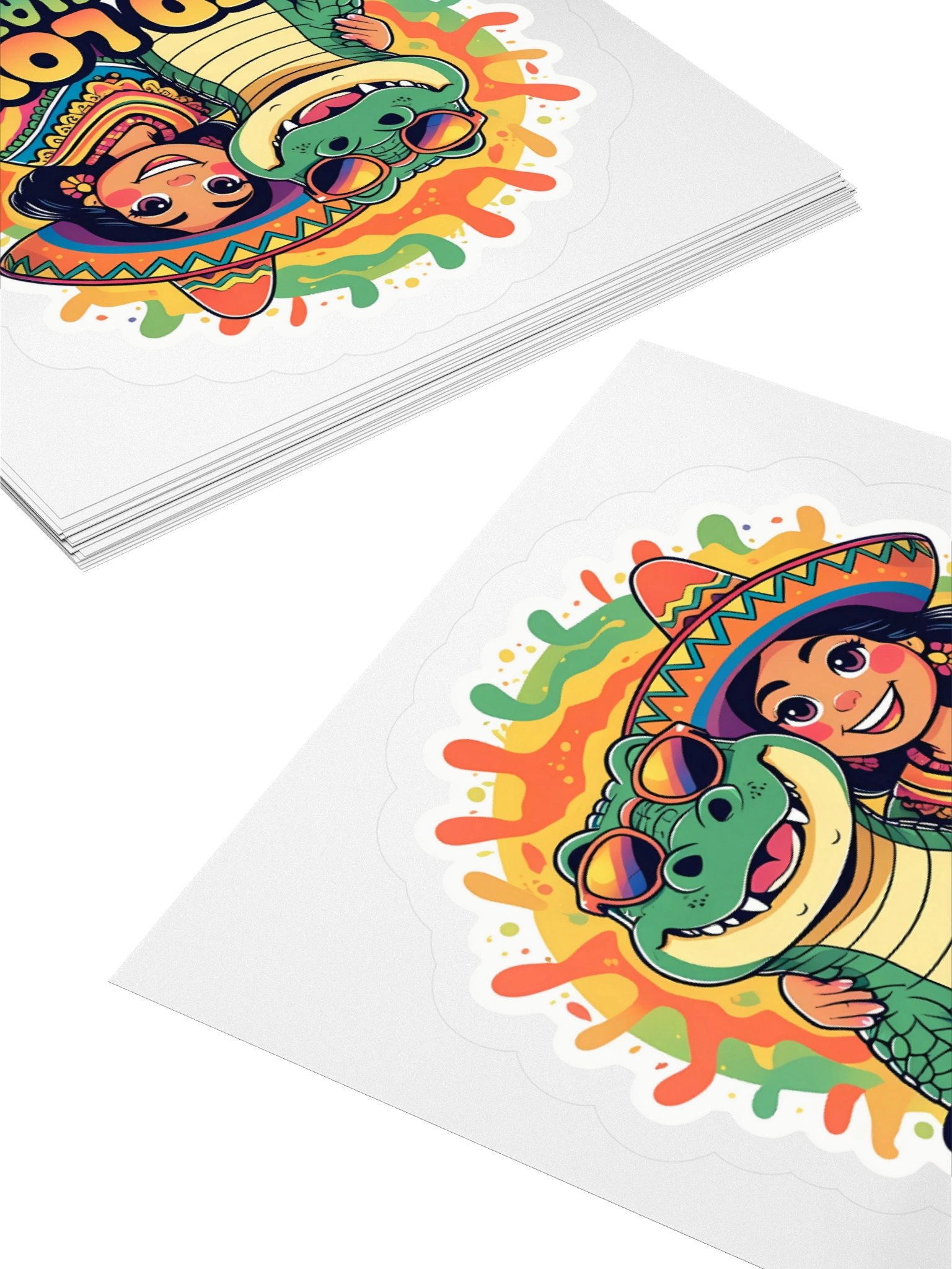 Love Gator Kiss Cut Stickers product image (4)