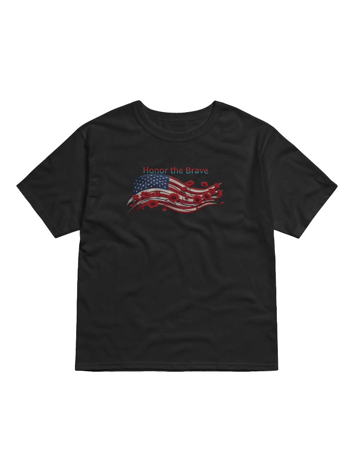 Honor the Brave American Flag T-Shirt product image (2)