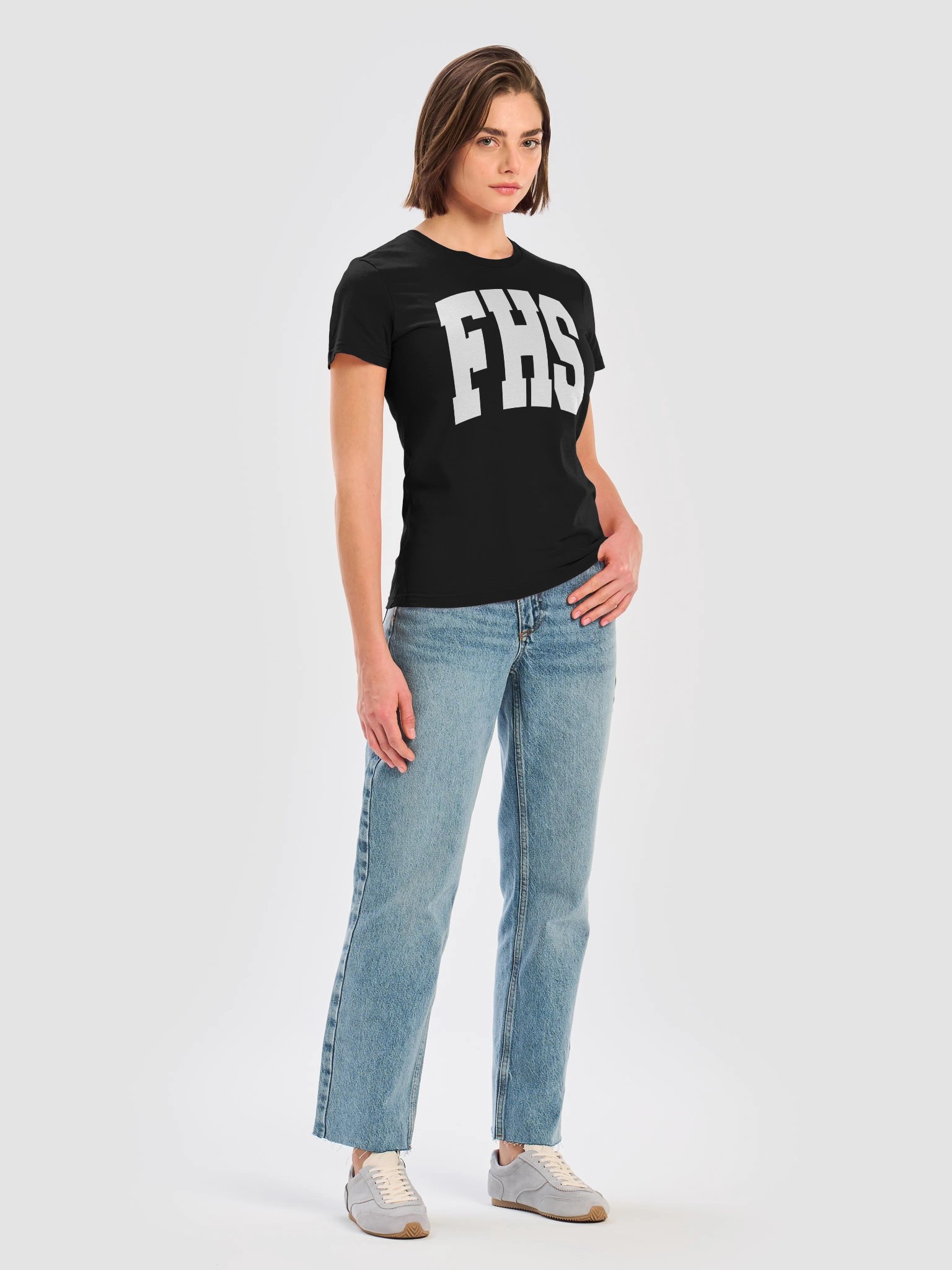 Custom Arched School Letters Women’s Soft T-Shirt product image (48)