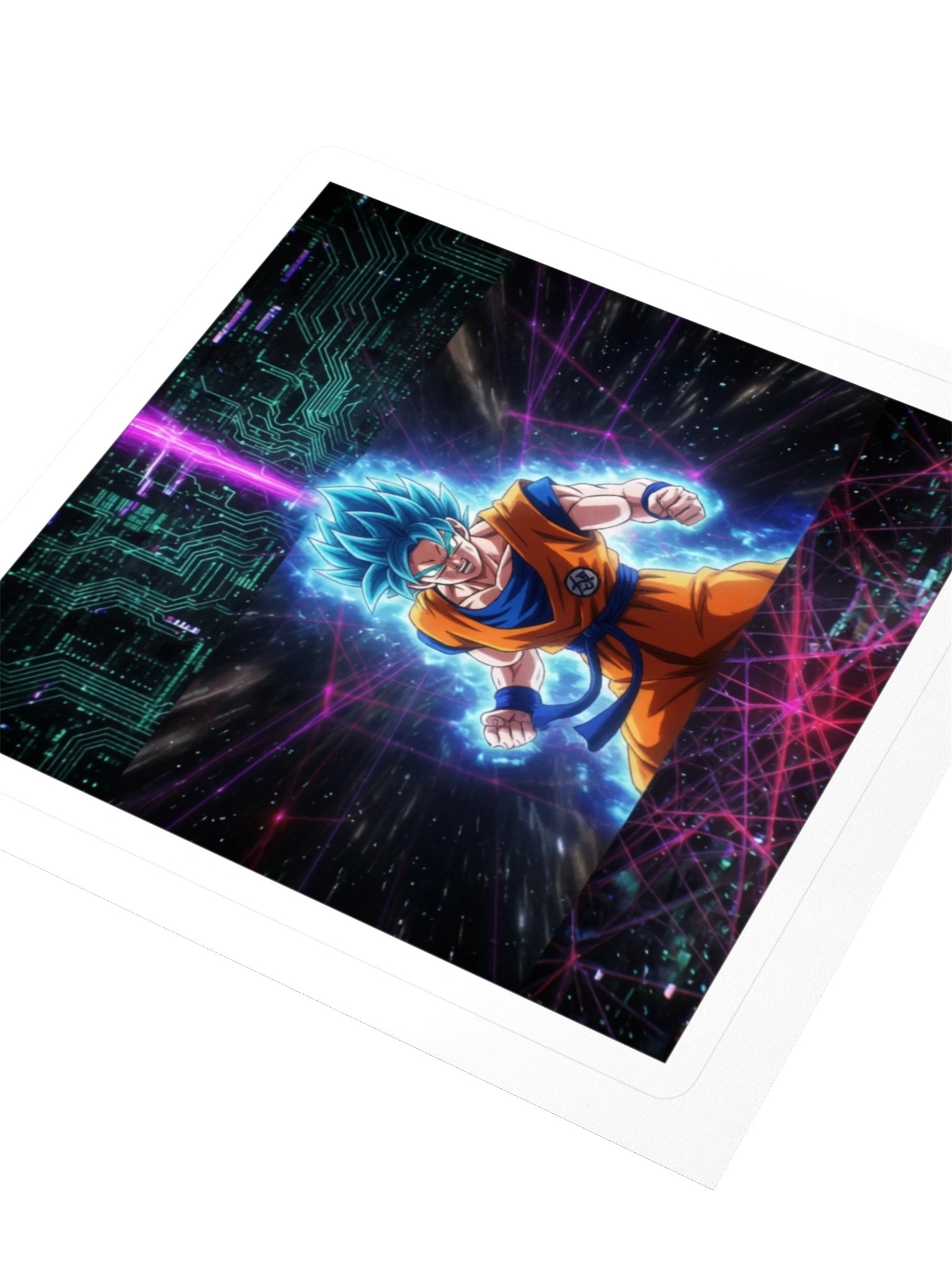 Super Saiyan Blue Goku // Premium Vinyl Sticker product image (3)