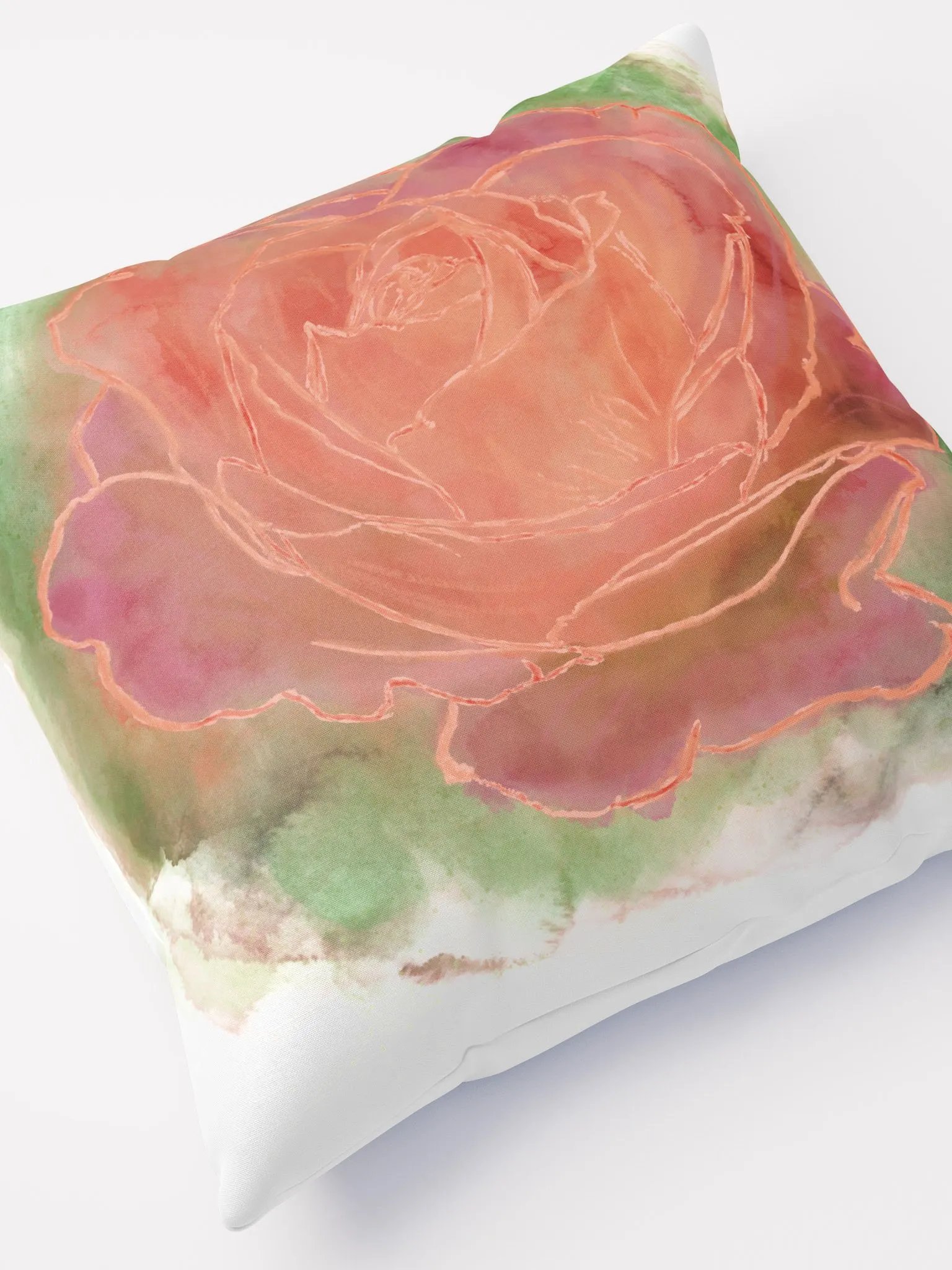 Rose Watercolour (cushion.) product image (4)