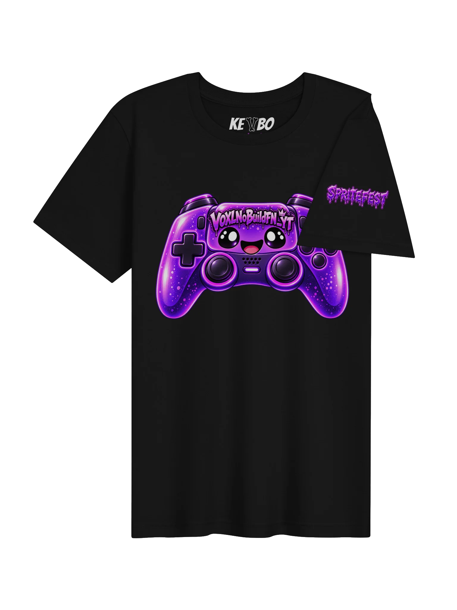 SPRITEFEST "Controller Sprite" ADULT Black T-Shirt product image (4)