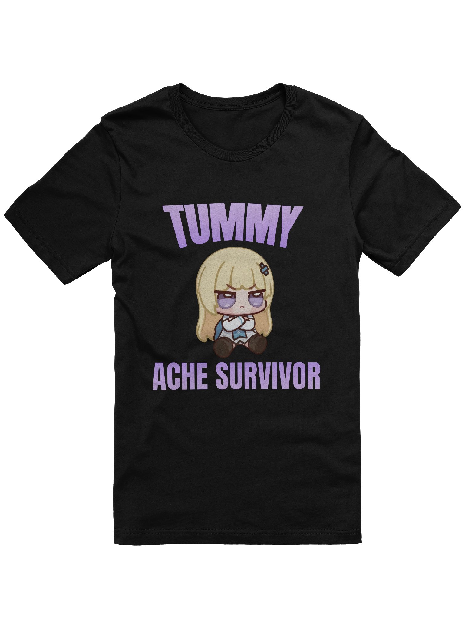 TUMMY ACHE SURVIVOR – CUTE CHIBI TEE product image (1)