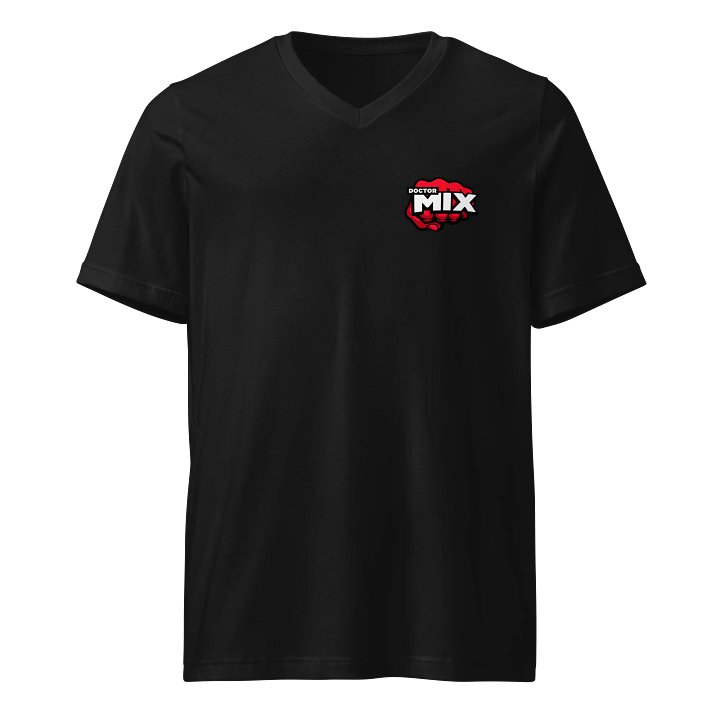 The Doctor Mix Black V Neck Logo Shirt product image (1)