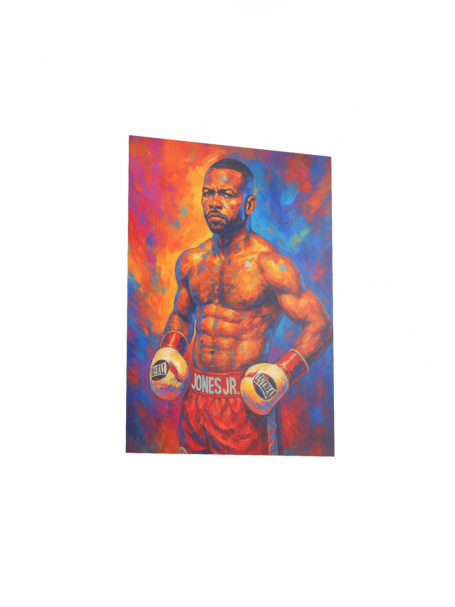Roy Jones Jr “The Legend in Color” Matte Paper Poster product image (8)