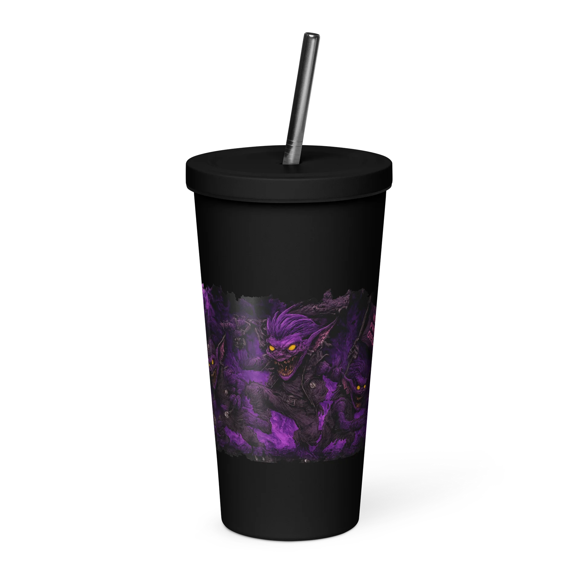 Wicked Purple Trio Gremlin Insulated Tumbler product image (1)