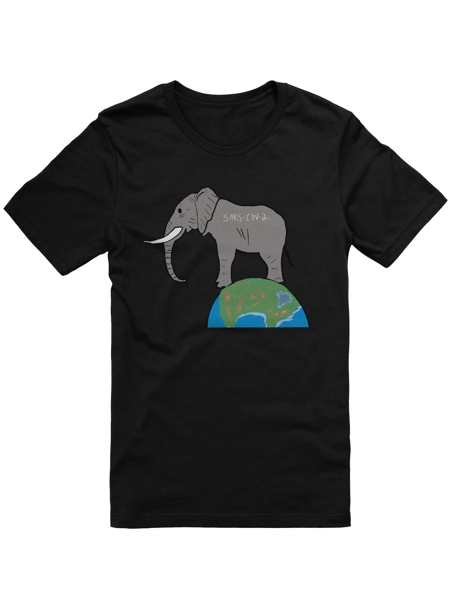 Elephant In The Room tee (covid) product image (1)