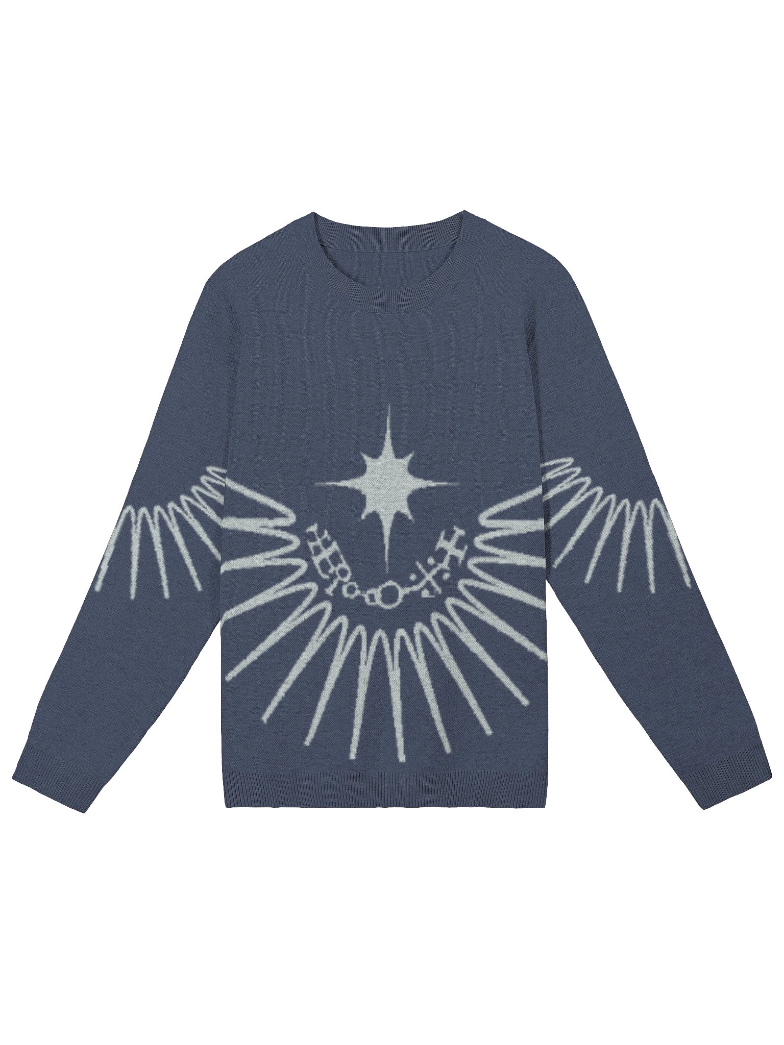 SIGNAL/DECODE; Sweater Navy, Powder product image (1)