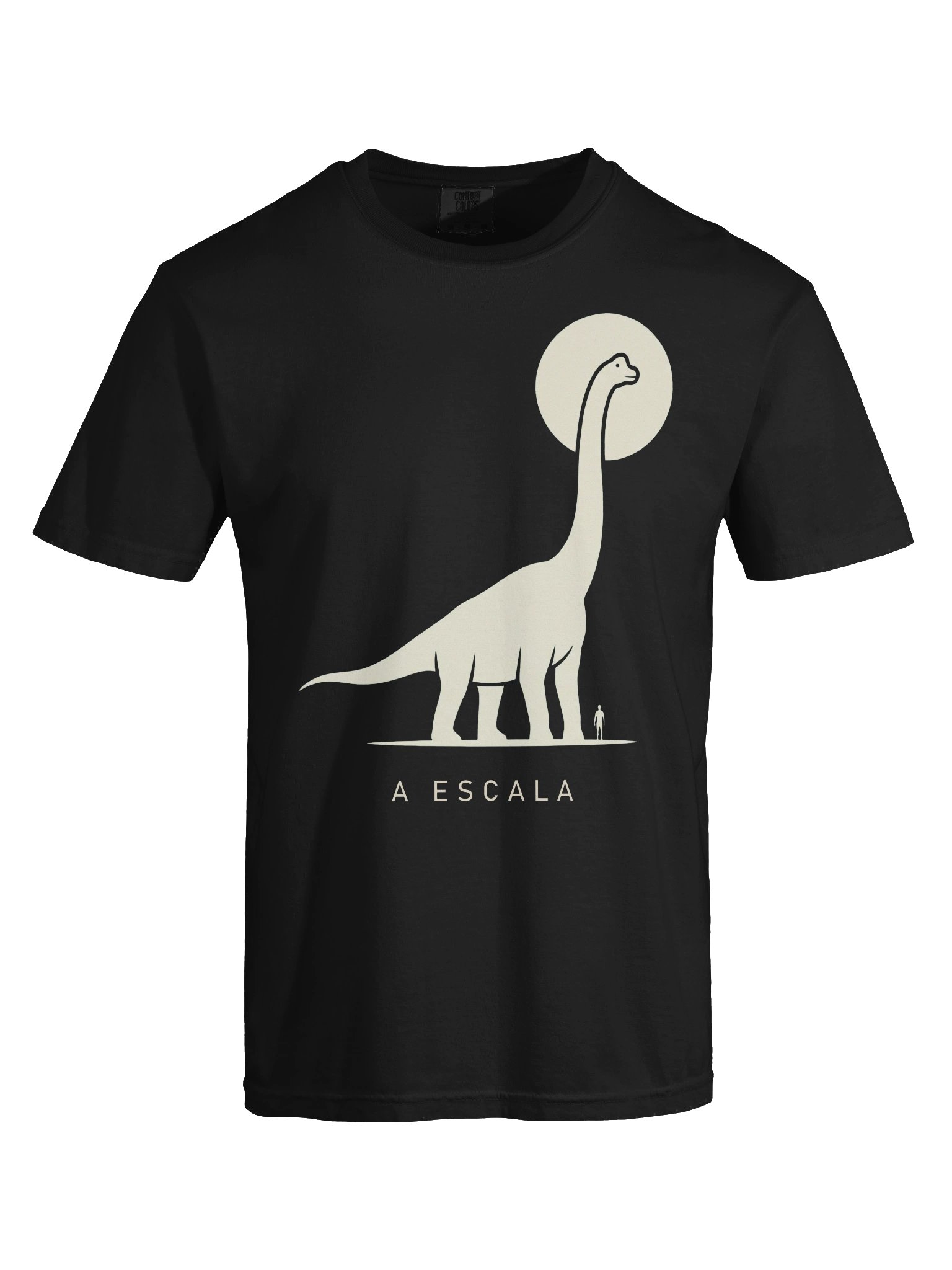 Camiseta A escala: tú eres el humano – PaleoRealms product image (9)