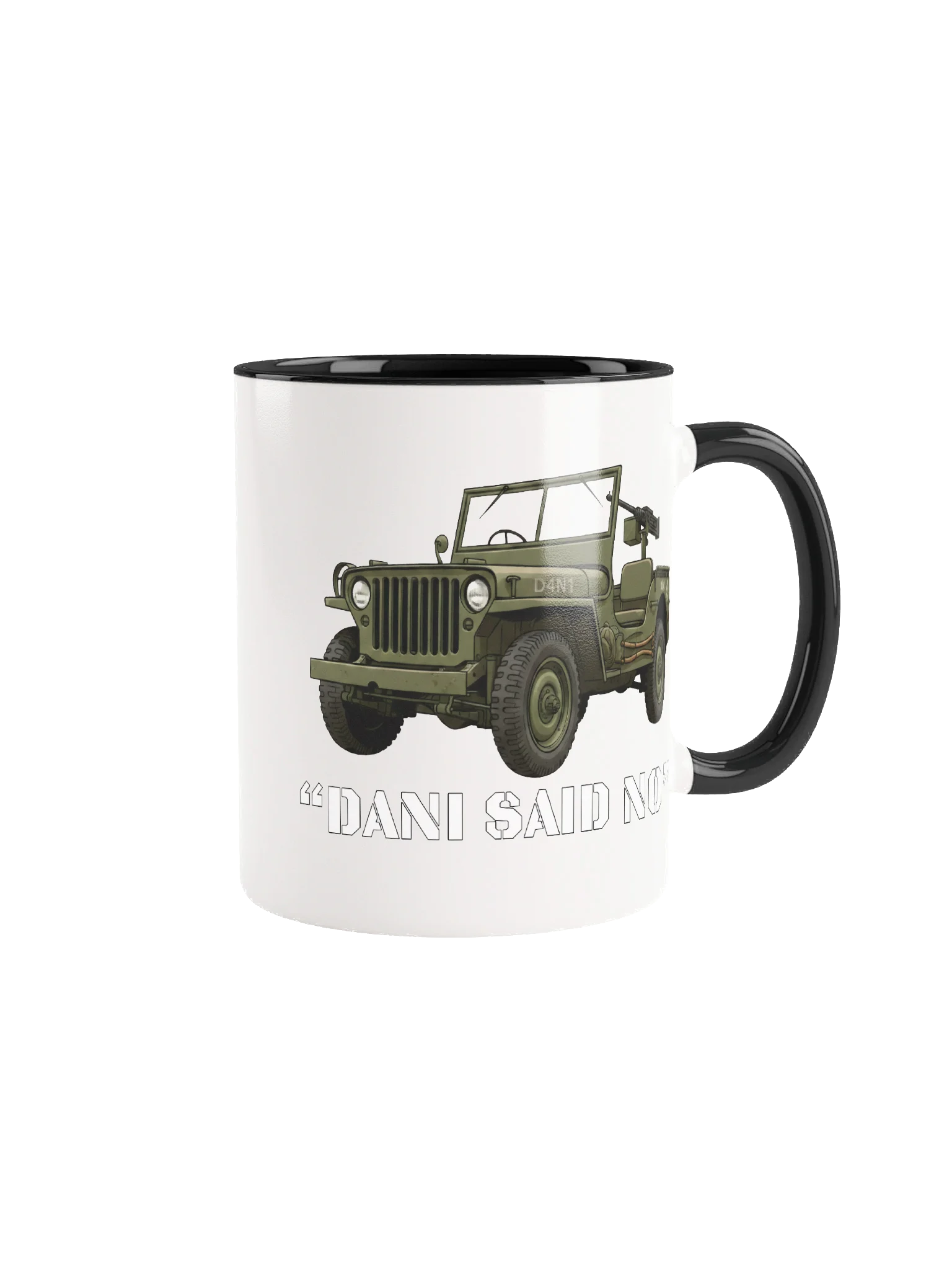 DANI SAID NO WW2 Jeep Ceramic Mug product image (8)