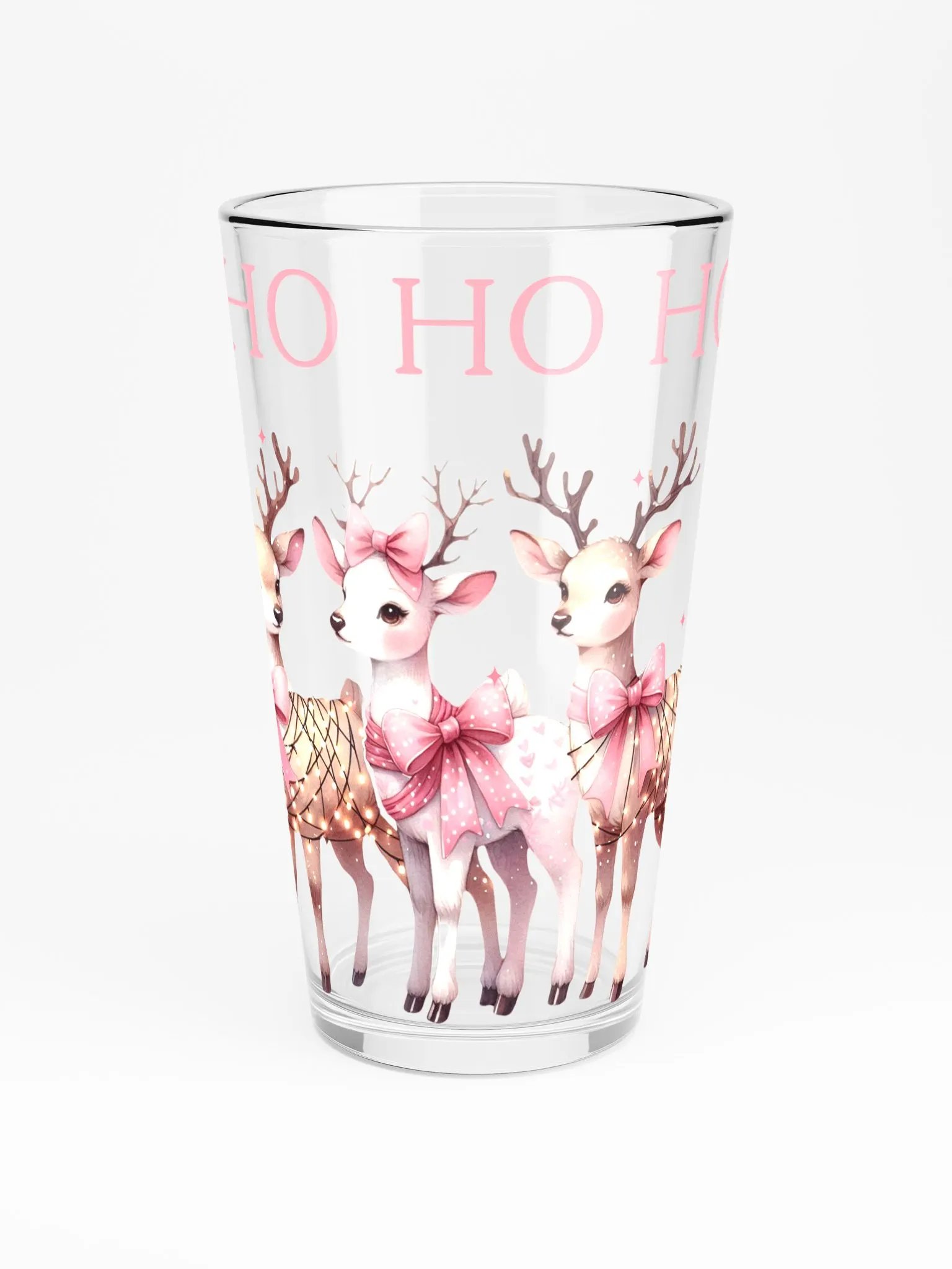 Festive Reindeer Pint Glass product image (3)