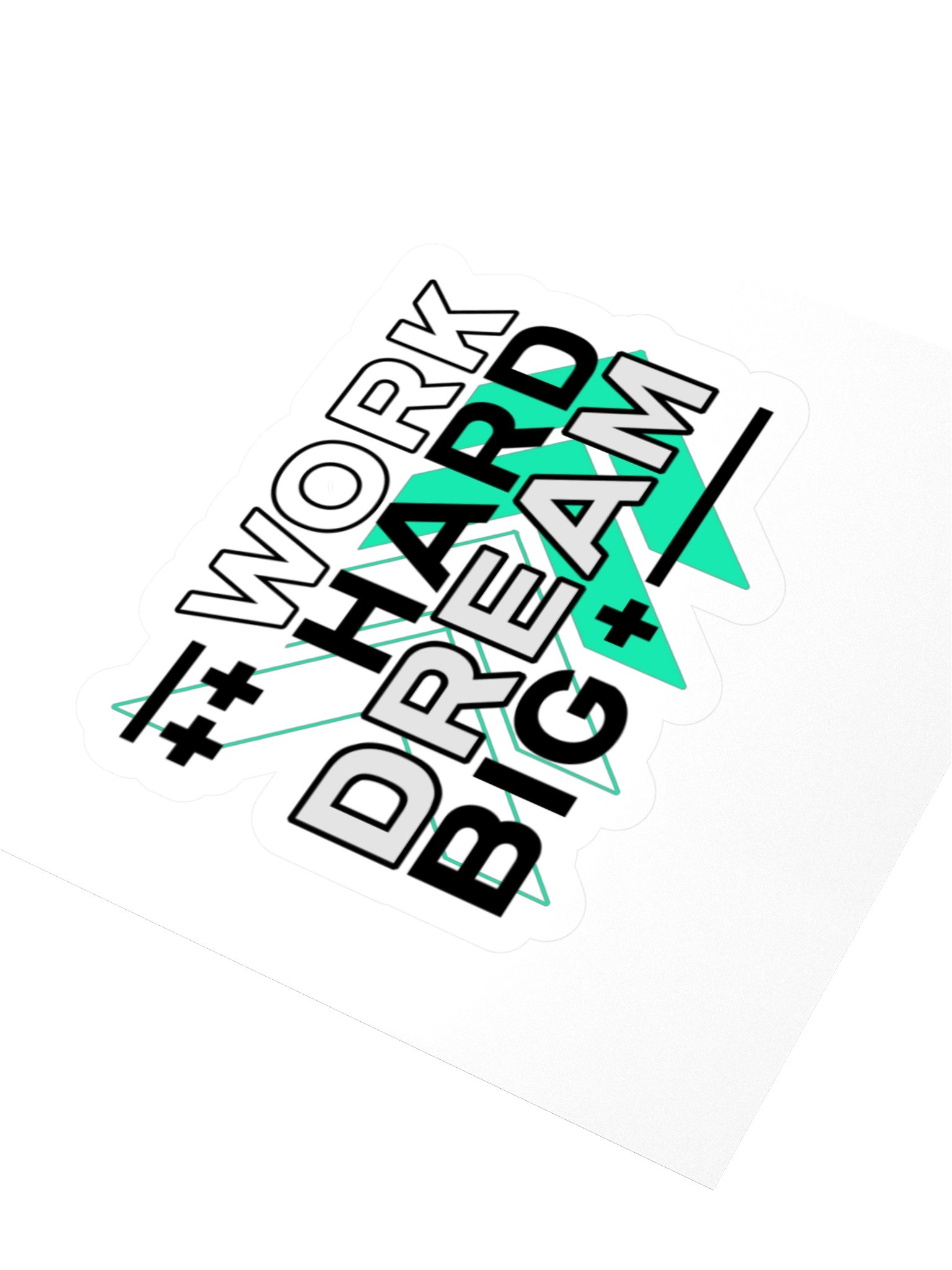 Work Hard Dream Big Sticker product image (3)