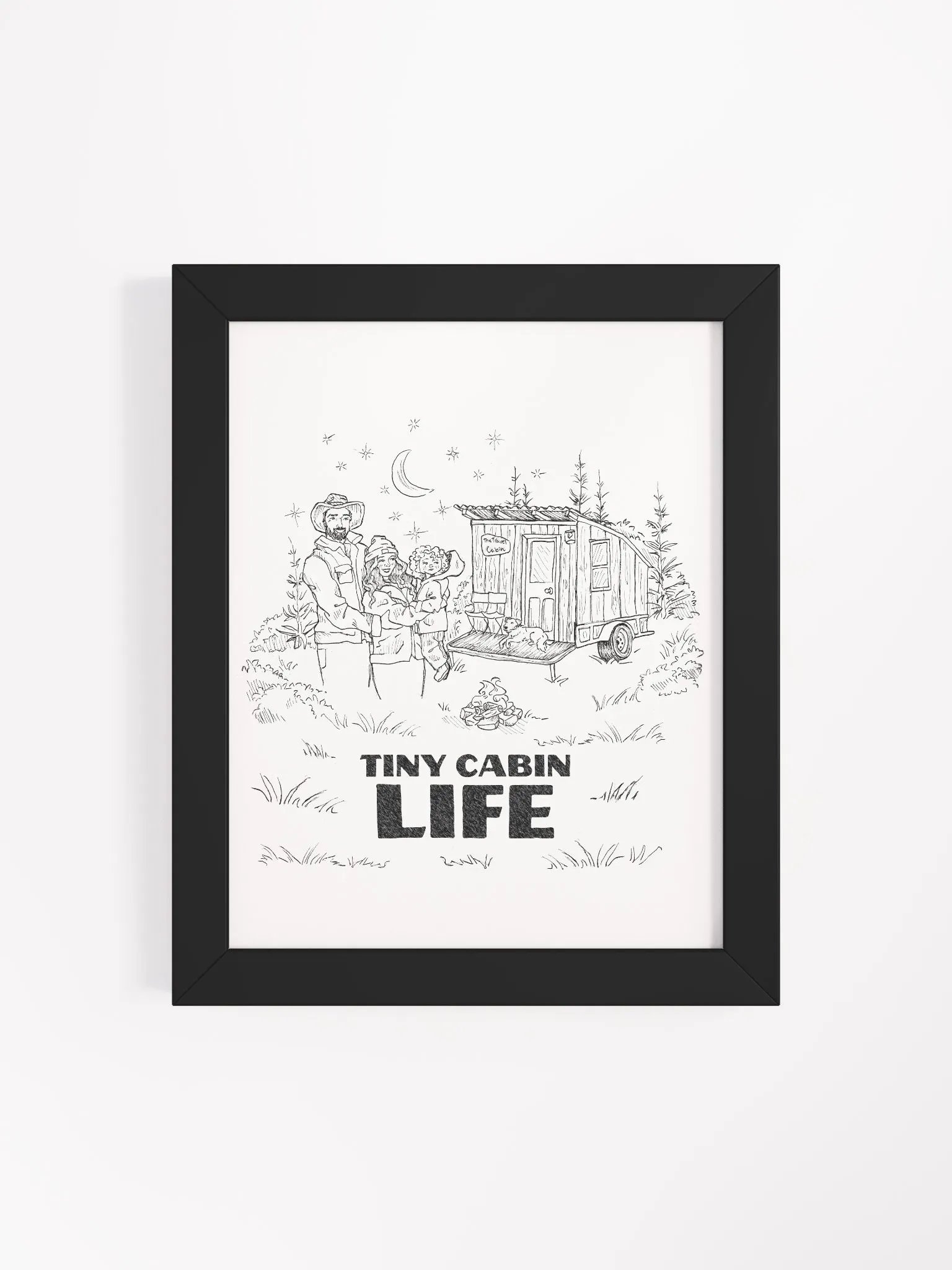 Tiny Cabin Life Poster product image (23)