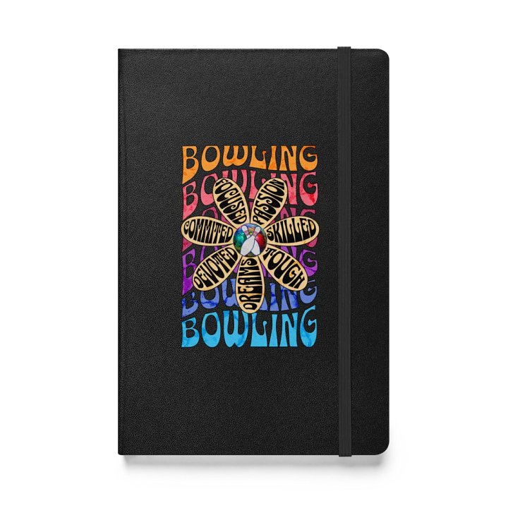 Flower Bowling Focused Floral Hardcover Notebook product image (1)