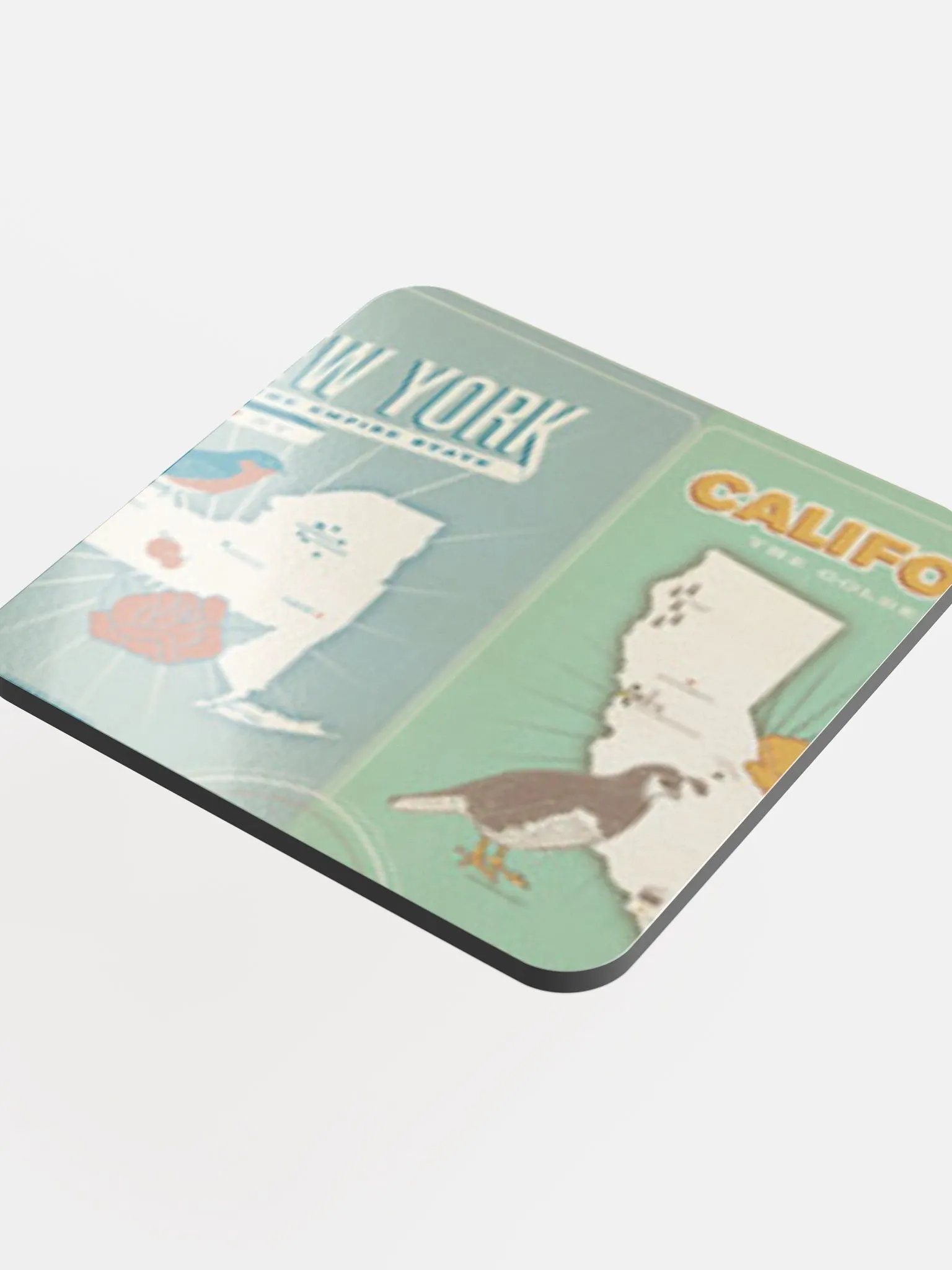 Retro NY2Cali Logo Coaster product image (4)