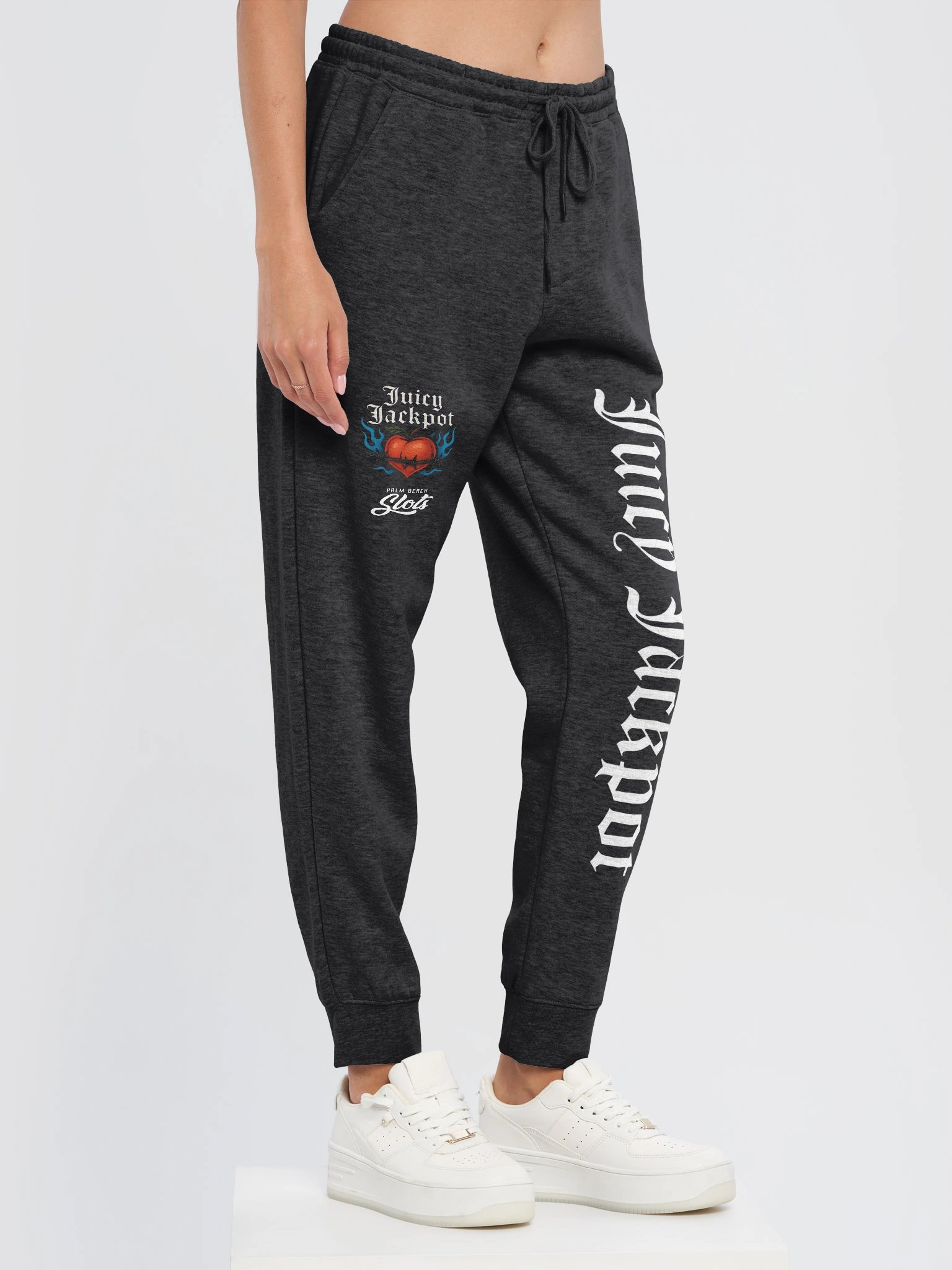 Glitchwave Palm Beach Slots Fleece Joggers product image (3)