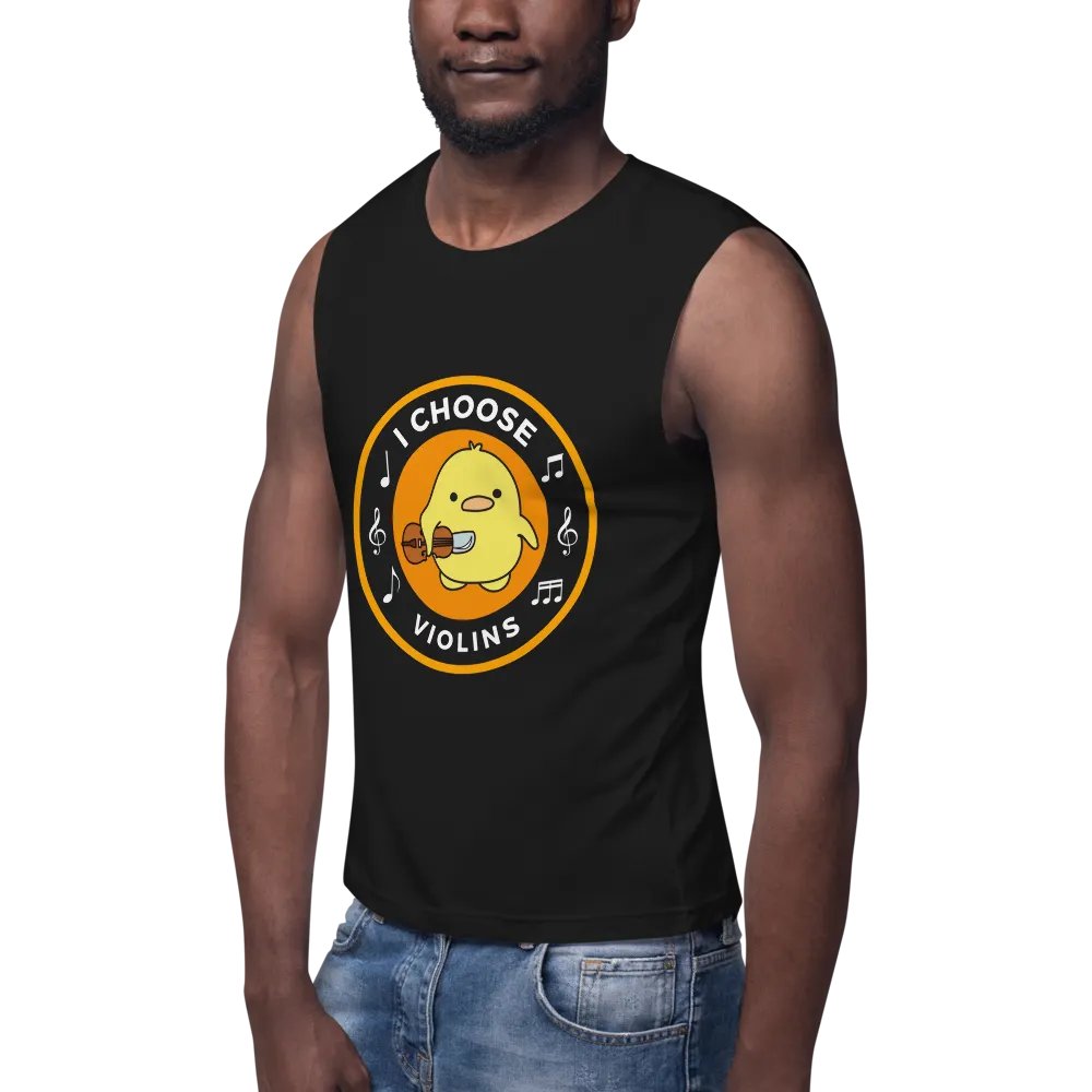 I choose violins Bella+Canvas Muscle Tank product image (2)