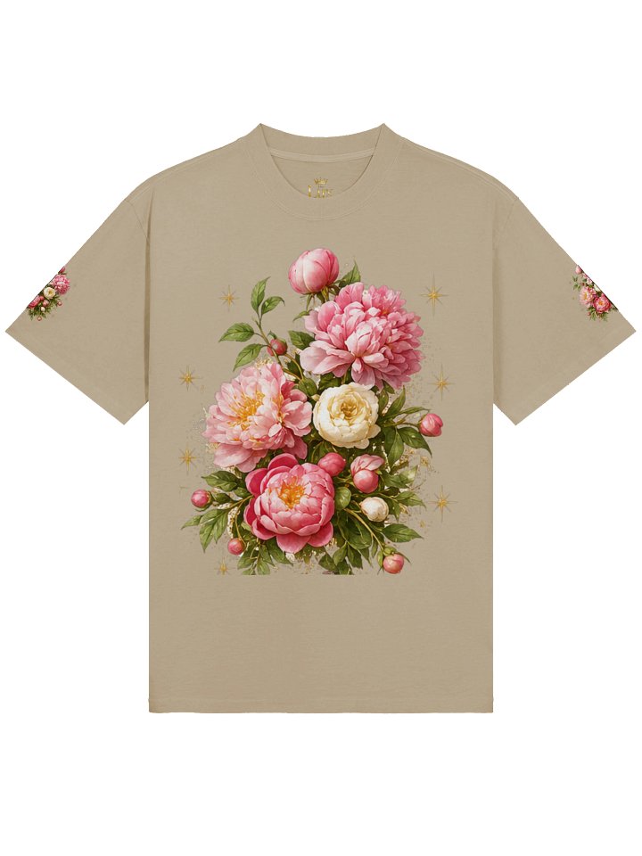 Midnight Peony Oversized Tee — AS Colour Premium by Lux Collections product image (1)