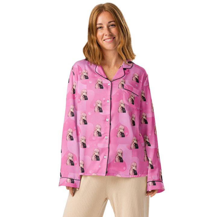 (PINK WAIFU) K Women's Long Sleeve Pajama Top product image (1)
