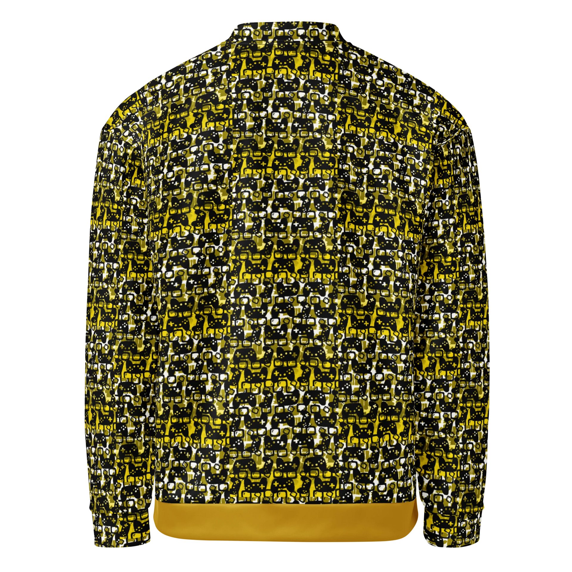 Story Lover Unisex Bomber Jacket (Gold and Black) product image (3)