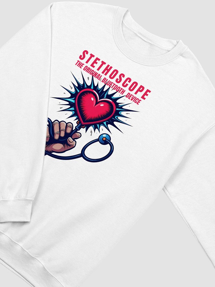 Heartbeat Stethoscope Crewneck Sweatshirt product image (11)