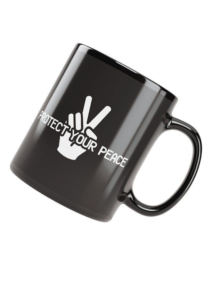 Protect Your Peace Black Mug product image (2)